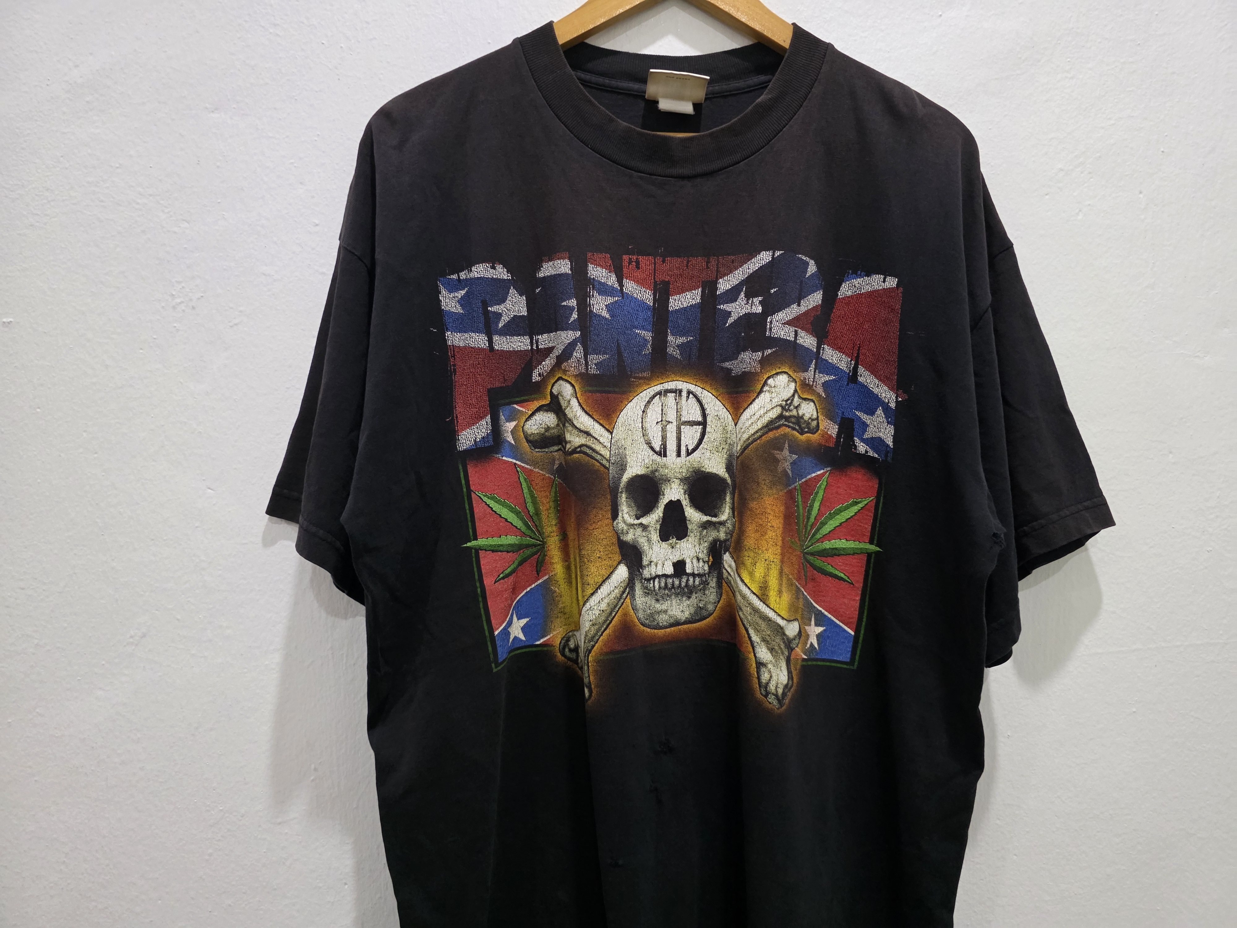 Band Tees Vintage 90s Pantera Tshirt Size US XL / EU 56 / 4 - 4 Thumbnail