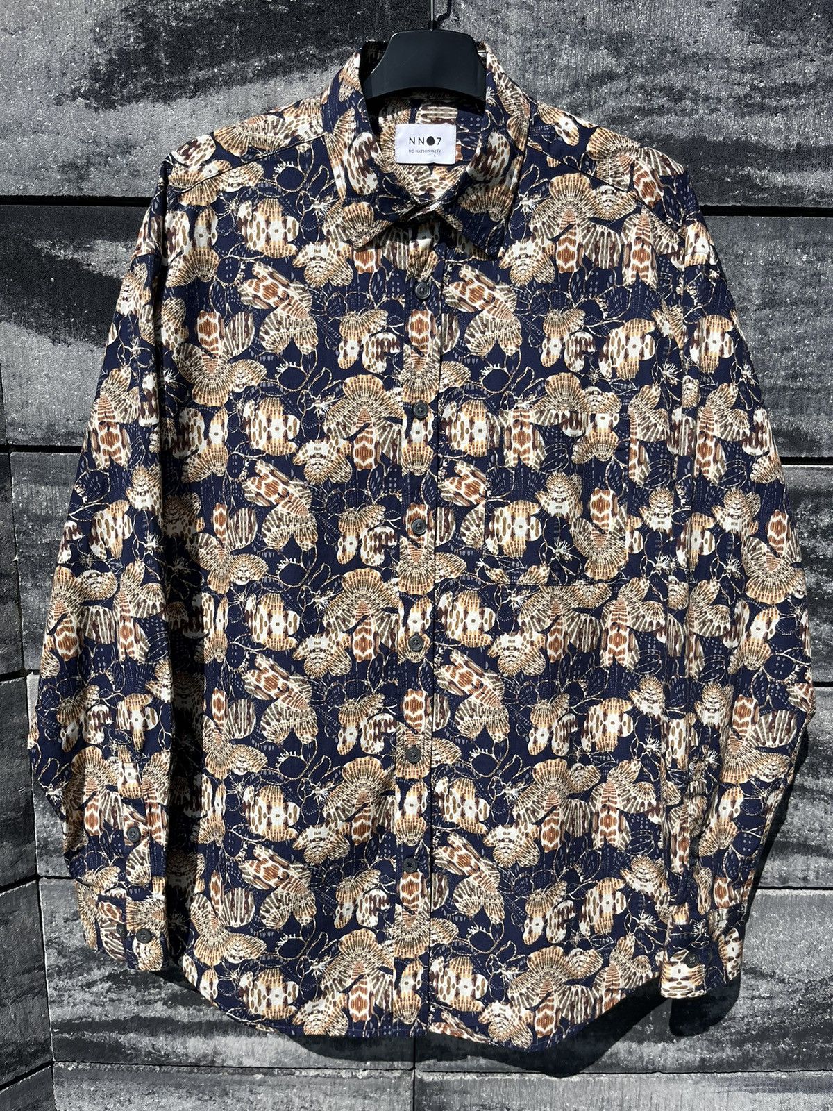 NN07 🔴BNWOT NN07 NO NATIONALITY MIYAGI LONG SLEEVE LUXURY SHIRT Size US M / EU 48-50 / 2 - 2 Thumbnail