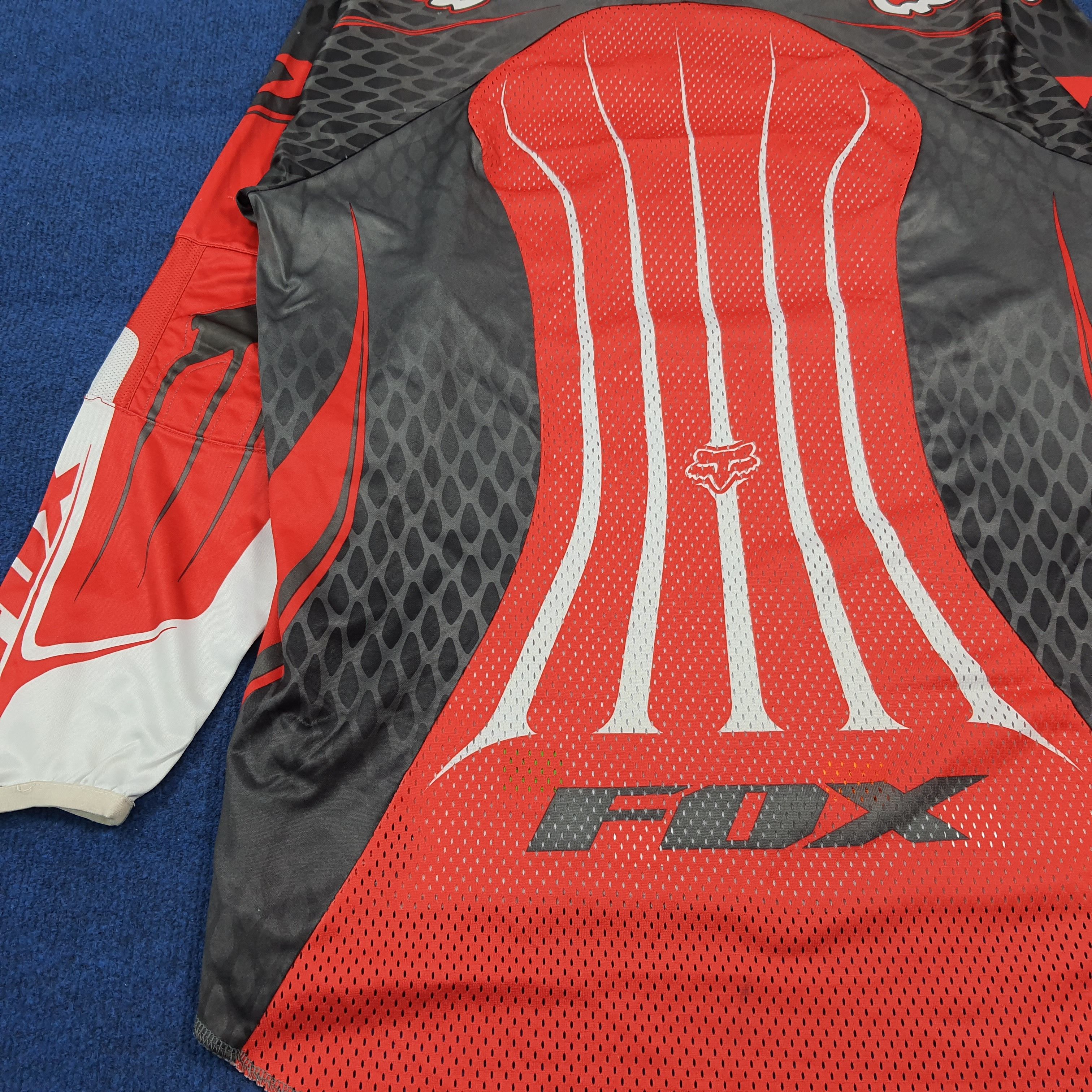 Fox Racing Vintage Fox Racing Motorsports Jersey C285N69 Size US XL / EU 56 / 4 - 4 Thumbnail