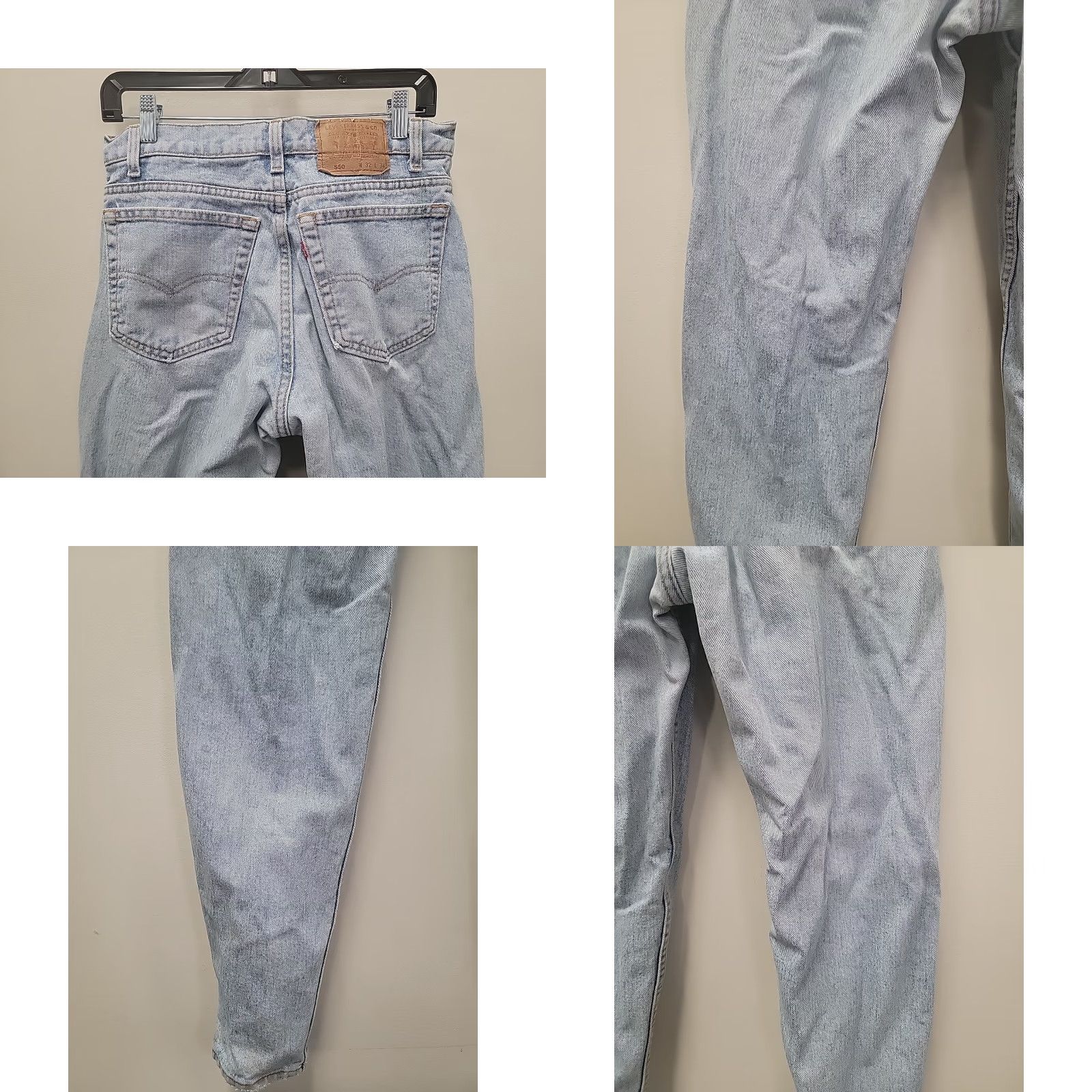 Levi's VINTAGE Levi's 500 Jeans Mens 32x34 Blue Denim 5-Pocket Made USA Everyday Comfort Regular Rise Mens Jeans Size US 32 / EU 48 - 8 Thumbnail