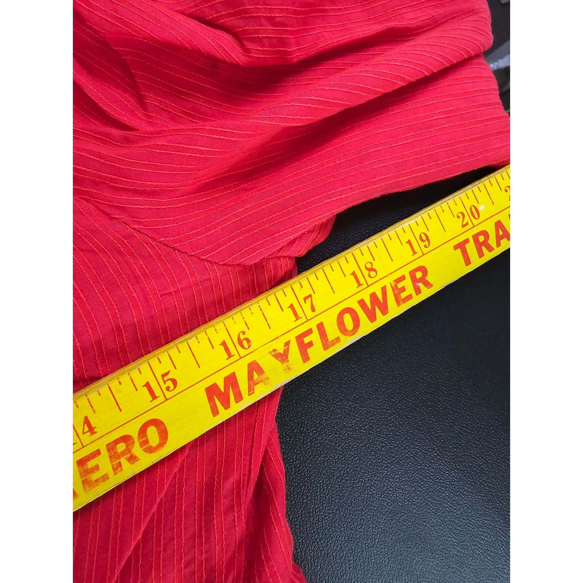 Jessica Simpson Jessica Simpson Red V-Neck Long Sleeve Blouse boho XS Size XS / US 0-2 / IT 36-38 - 8 Thumbnail