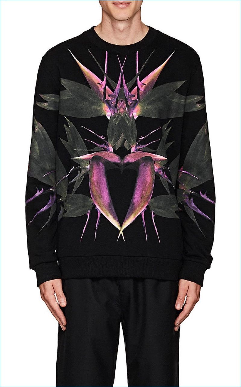 Givenchy Black Birds of Paradise Sweatshirt Size M / US 6-8 / IT 42-44 - 3 Thumbnail