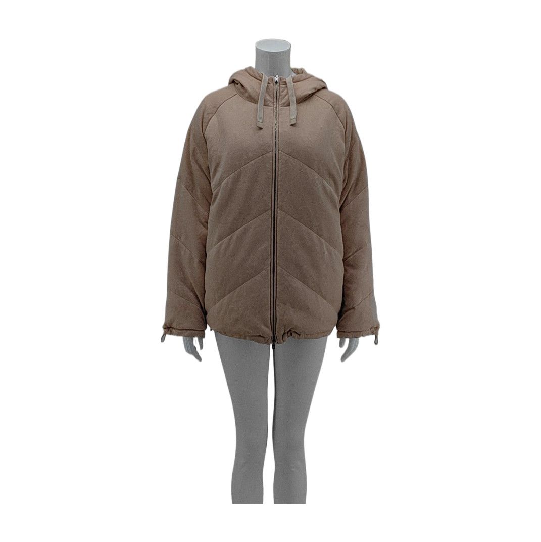 Loro Piana Loro Piana Pink Down Hooded Jacket Size M Size M / US 6-8 / IT 42-44 - 1 Thumbnail