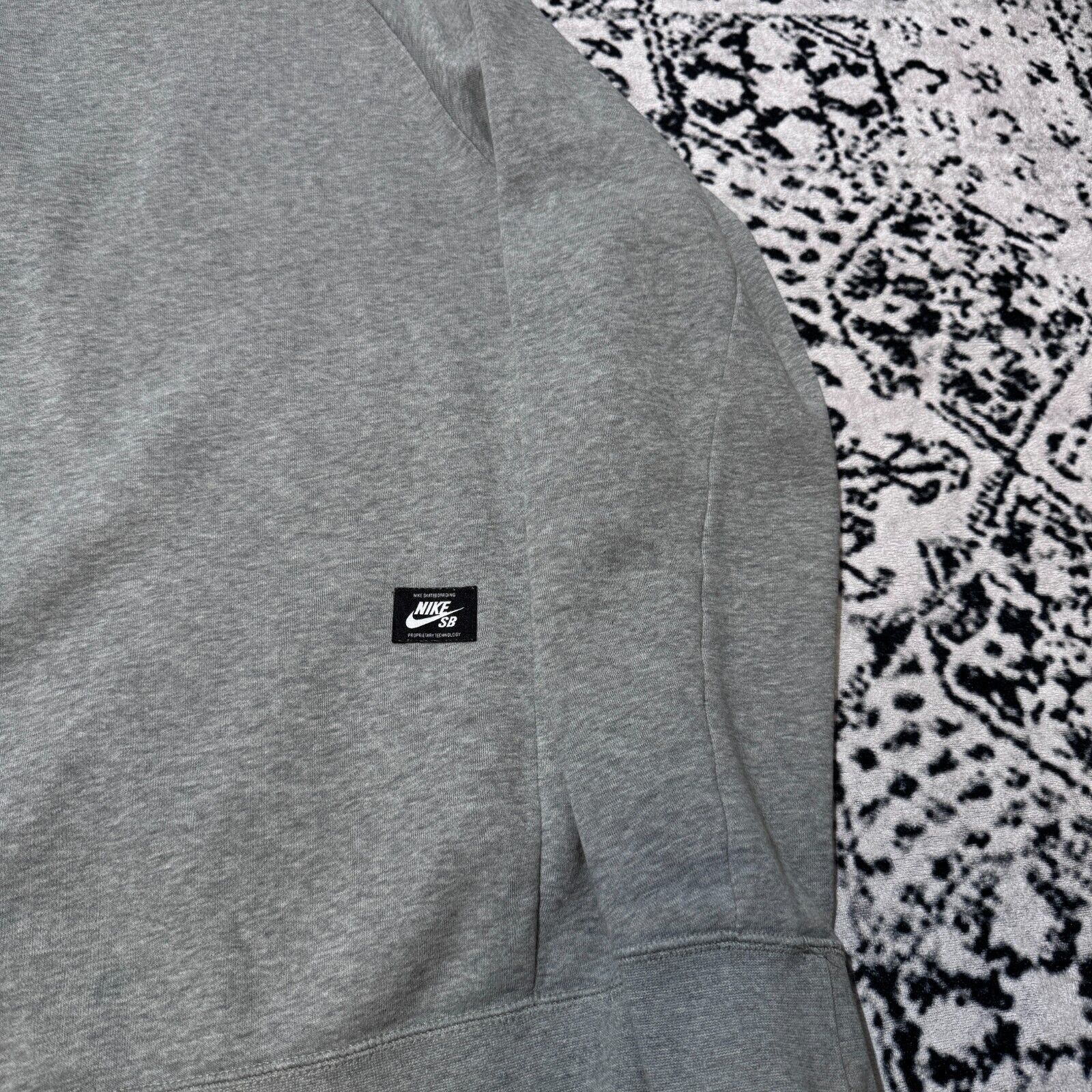 Nike × Vintage Vintage Nike Gray Cotton Crewneck Size S Y2k 90s Logo Sb Size US S / EU 44-46 / 1 - 15 Thumbnail