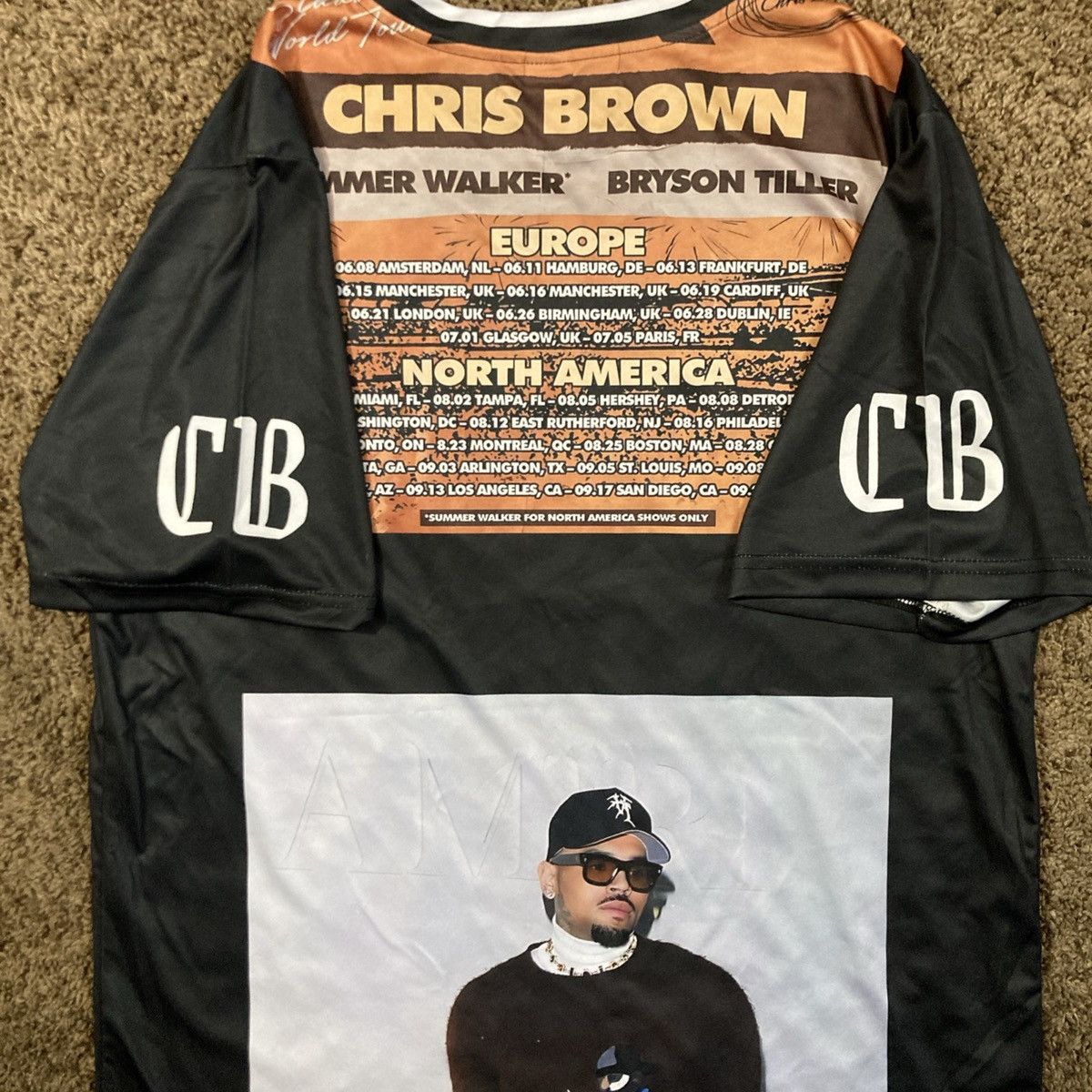 Other Chris Brown Breezy Bowl XX Tour 20th Jersey Shirt Sz Small Size US S / EU 44-46 / 1 - 8 Thumbnail