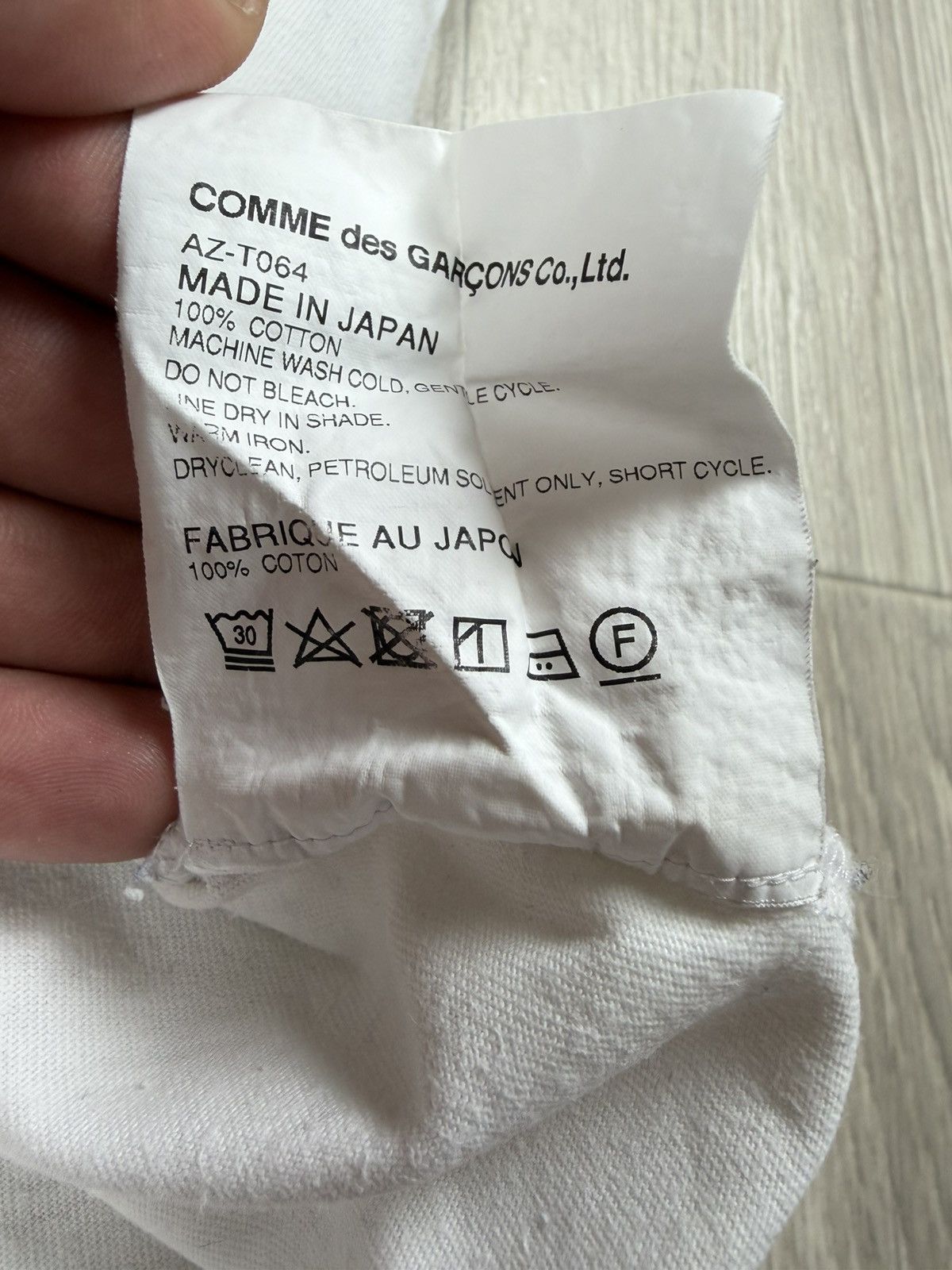 Comme des Garcons CDG Comme des Garcons PLAY t-shirt Size XL Size US XL / EU 56 / 4 - 7 Thumbnail