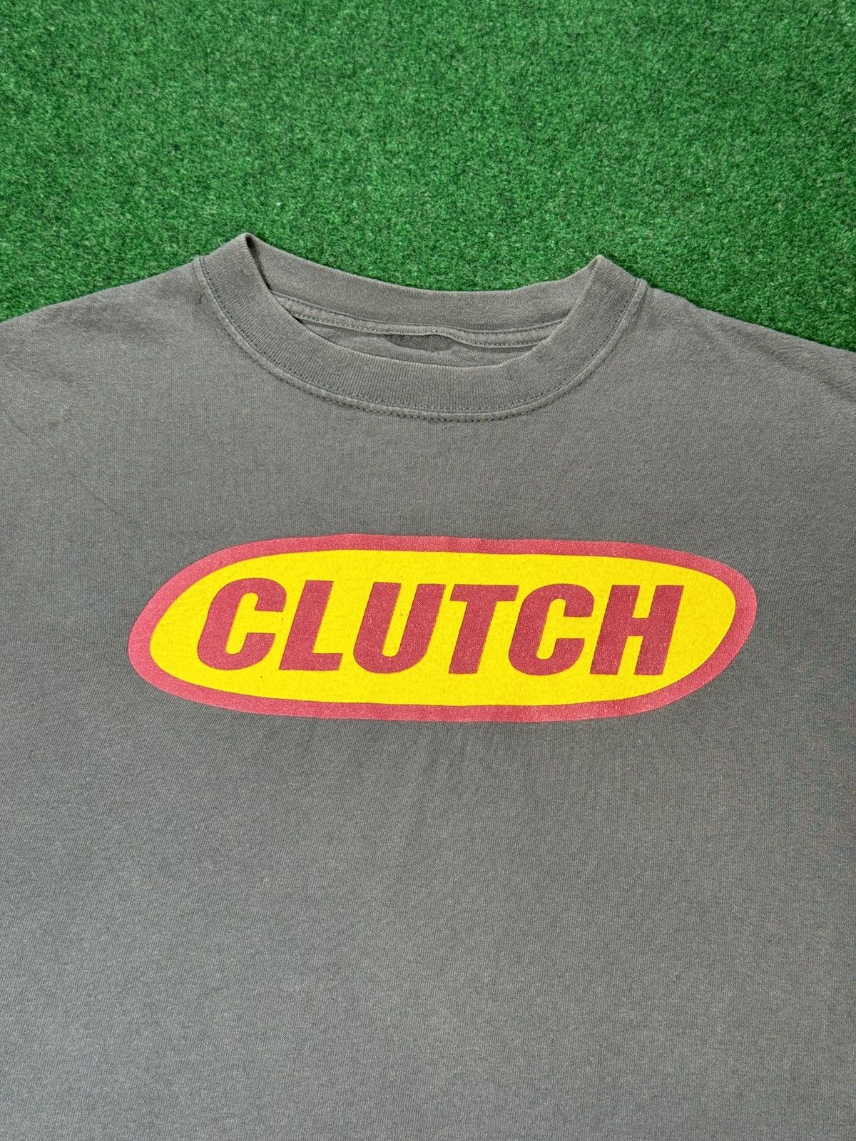 Band Tees × Vintage Vintage 90s Clutch Band Logo Rare Hardcore Rock T Shirt Size US M / EU 48-50 / 2 - 2 Thumbnail