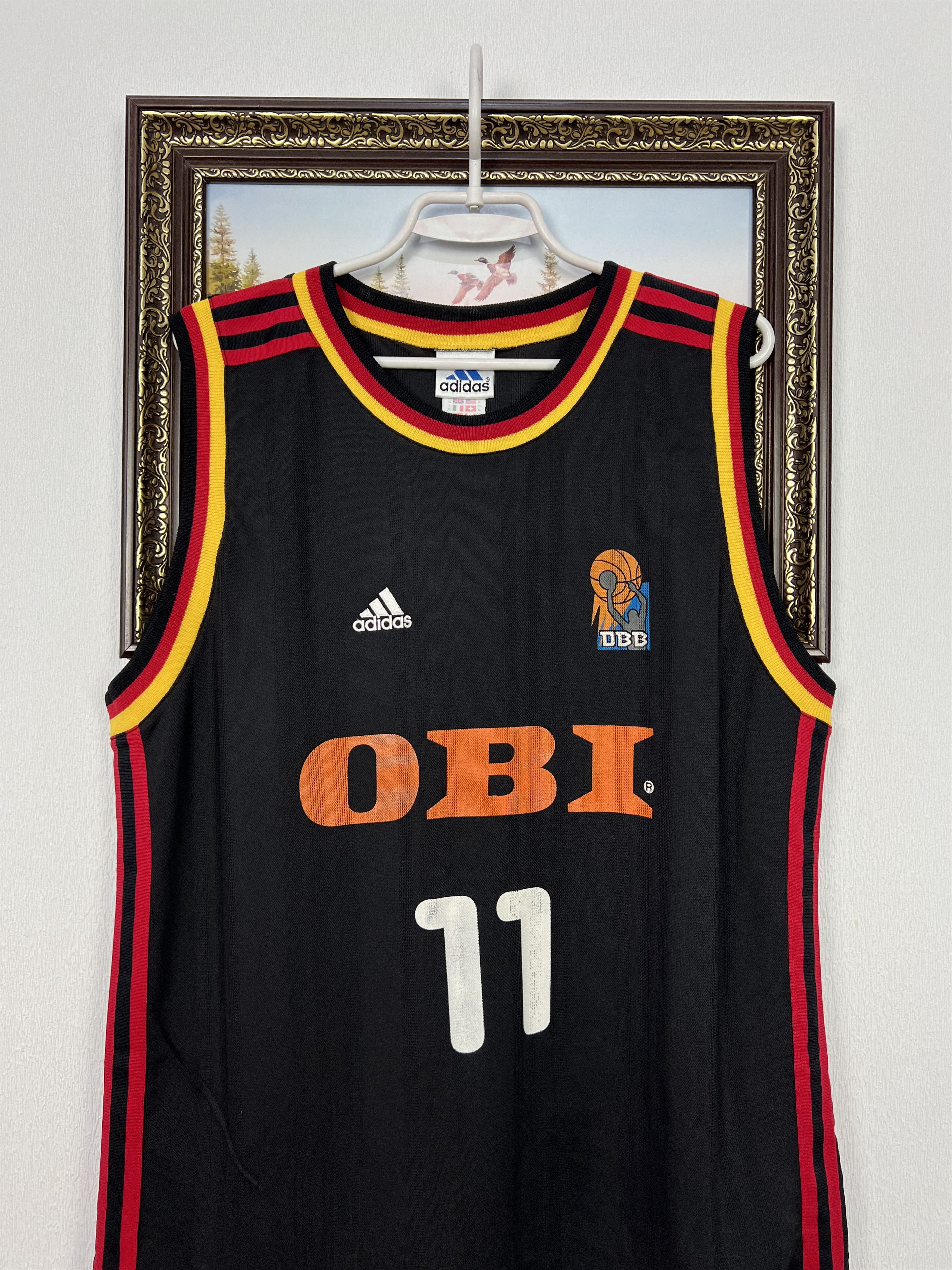 Adidas Vintage 90's Adidas FIBA Germany Basketball Jersey Size US XL / EU 56 / 4 - 2 Thumbnail
