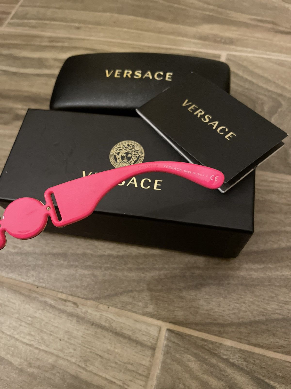Versace SOLD-Pink Versace Sunglasses Size ONE SIZE - 3 Thumbnail