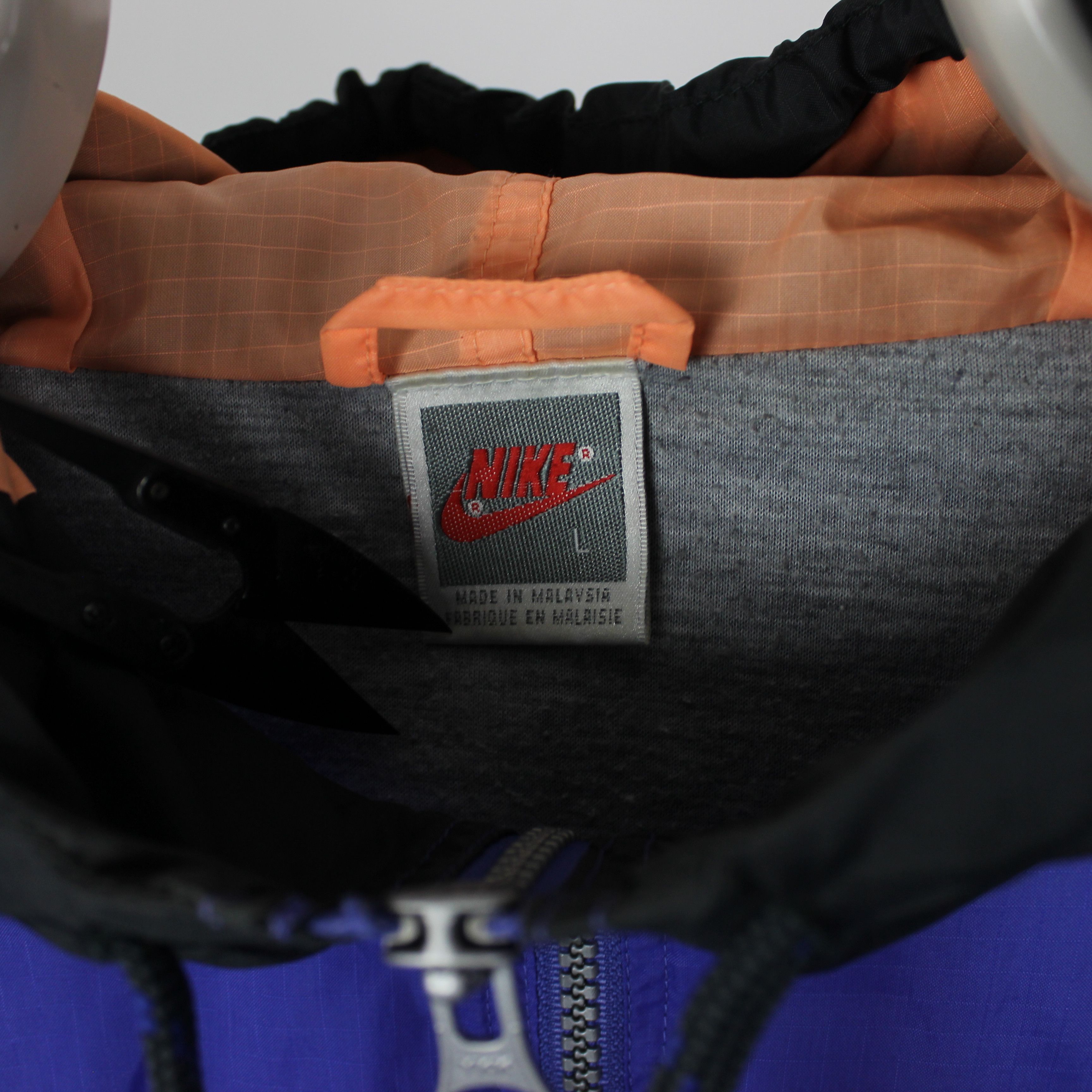 Nike Nike jacket light men nylon L XL men blue anorak Size US L / EU 52-54 / 3 - 5 Thumbnail