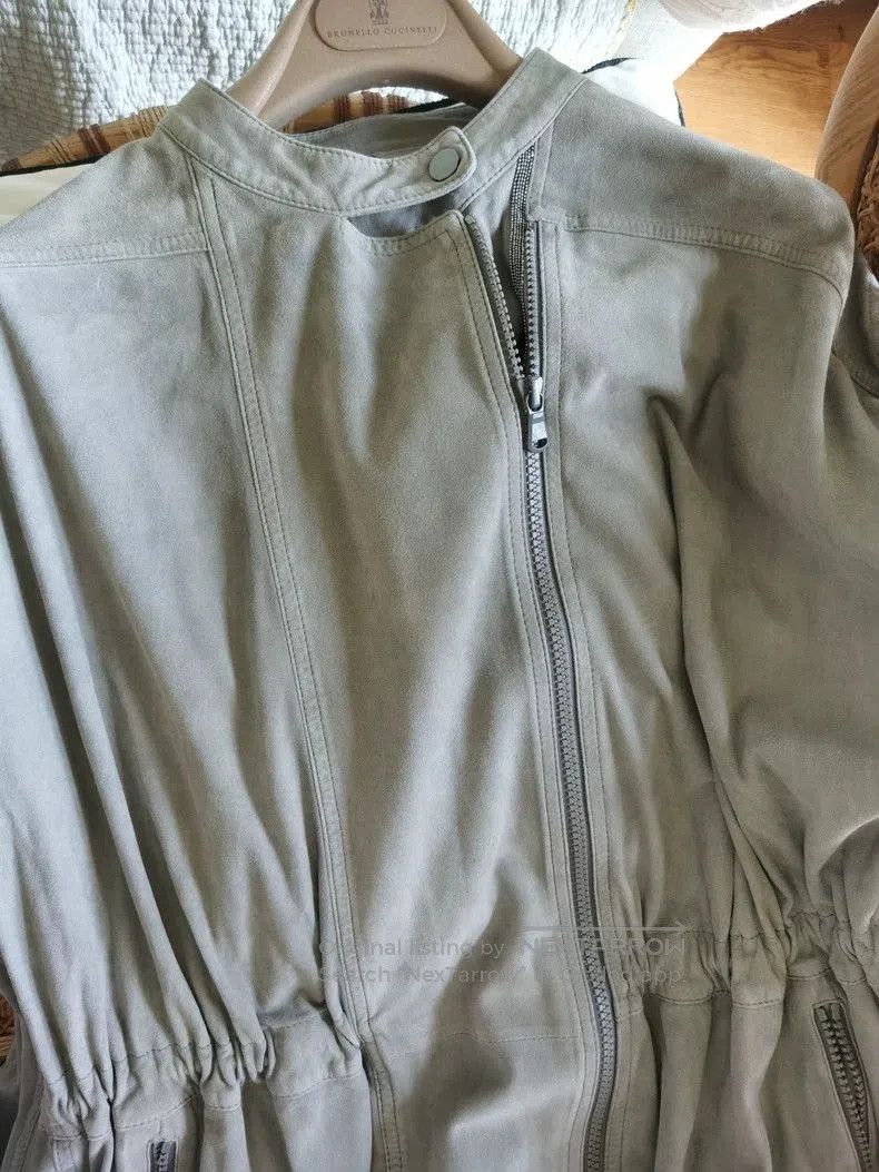 Brunello Cucinelli Brunello Cucinelli Shearling Collar Jacket. Size US S / EU 44-46 / 1 - 4 Thumbnail