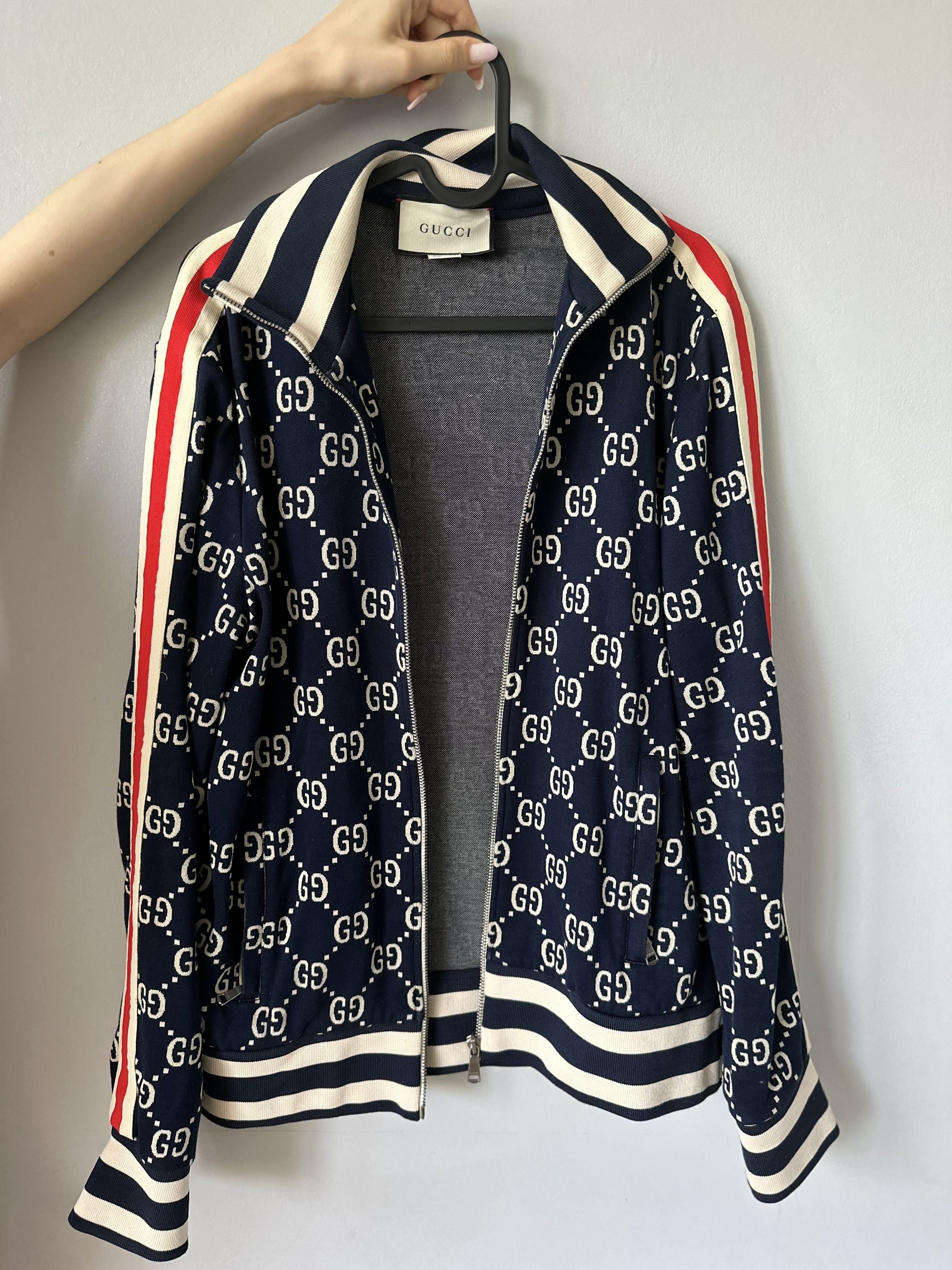 Gucci Gucci Jacquard GG Track Jacket Size US M / EU 48-50 / 2 - 1 Thumbnail