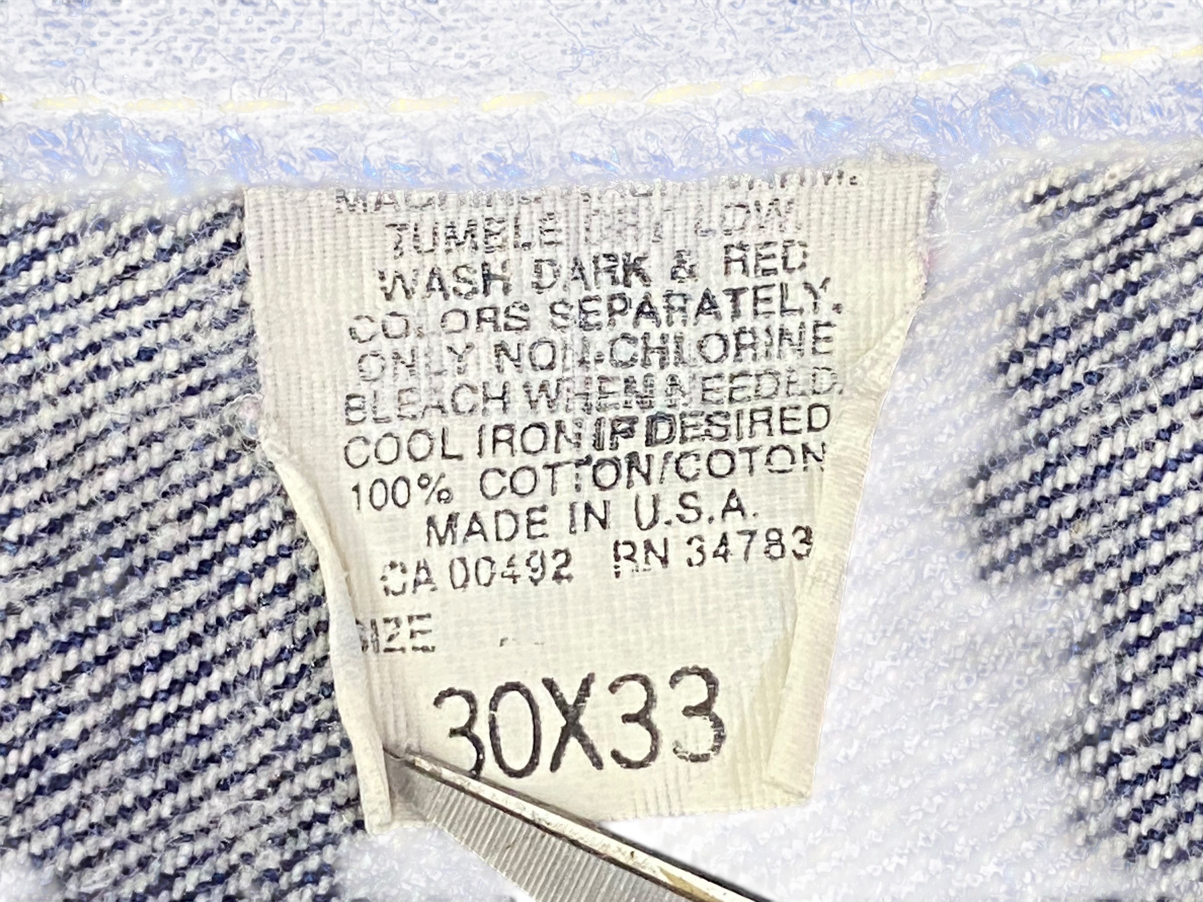 Lee 90s Lee Riders Denim Selvedge Jeans Light Blue Wash Jeans Size US 29 - 8 Thumbnail