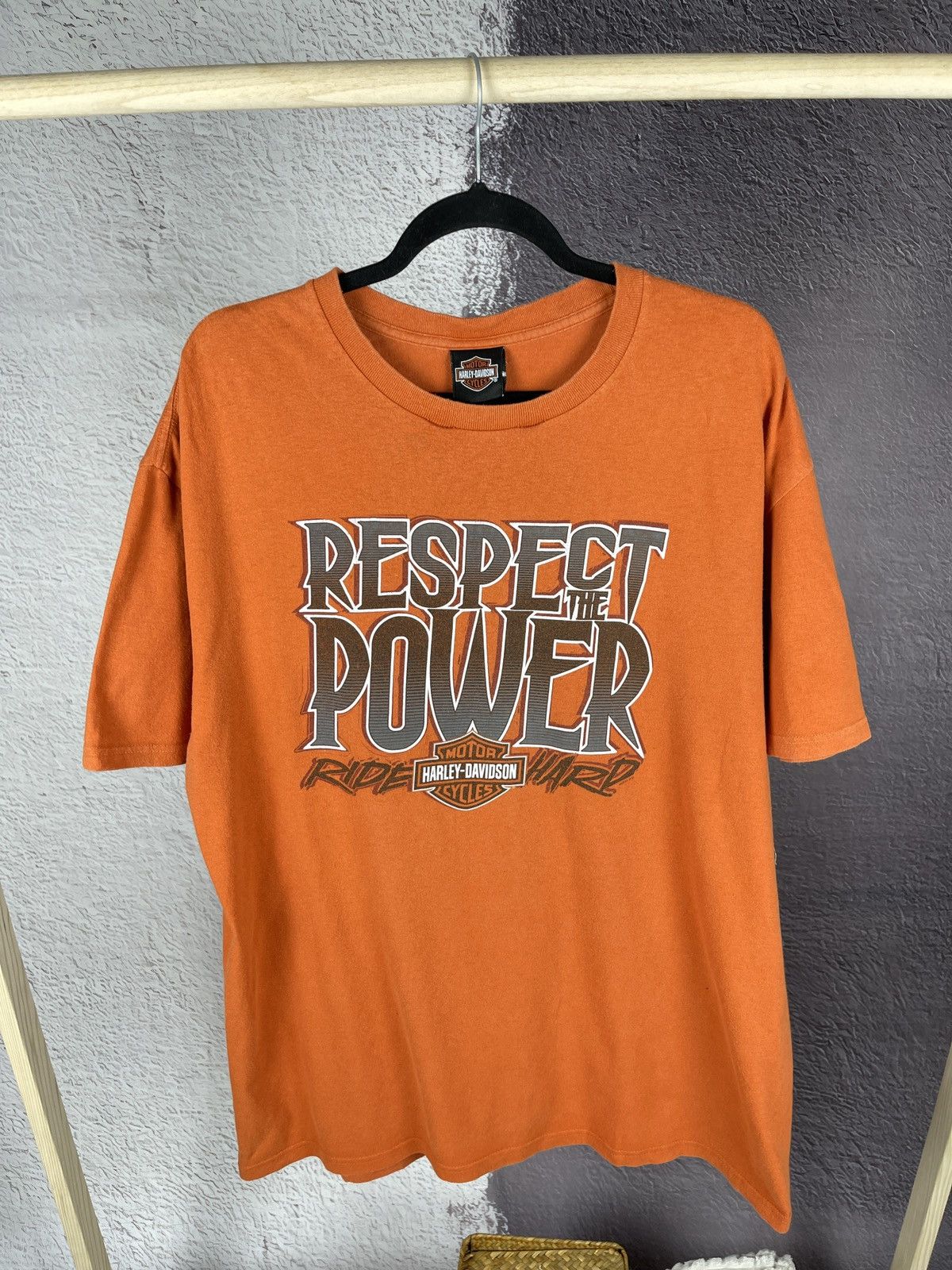 Vintage Harley-Davidson Respect the Power Ride Hard vintage tee Size US XL / EU 56 / 4 - 3 Thumbnail