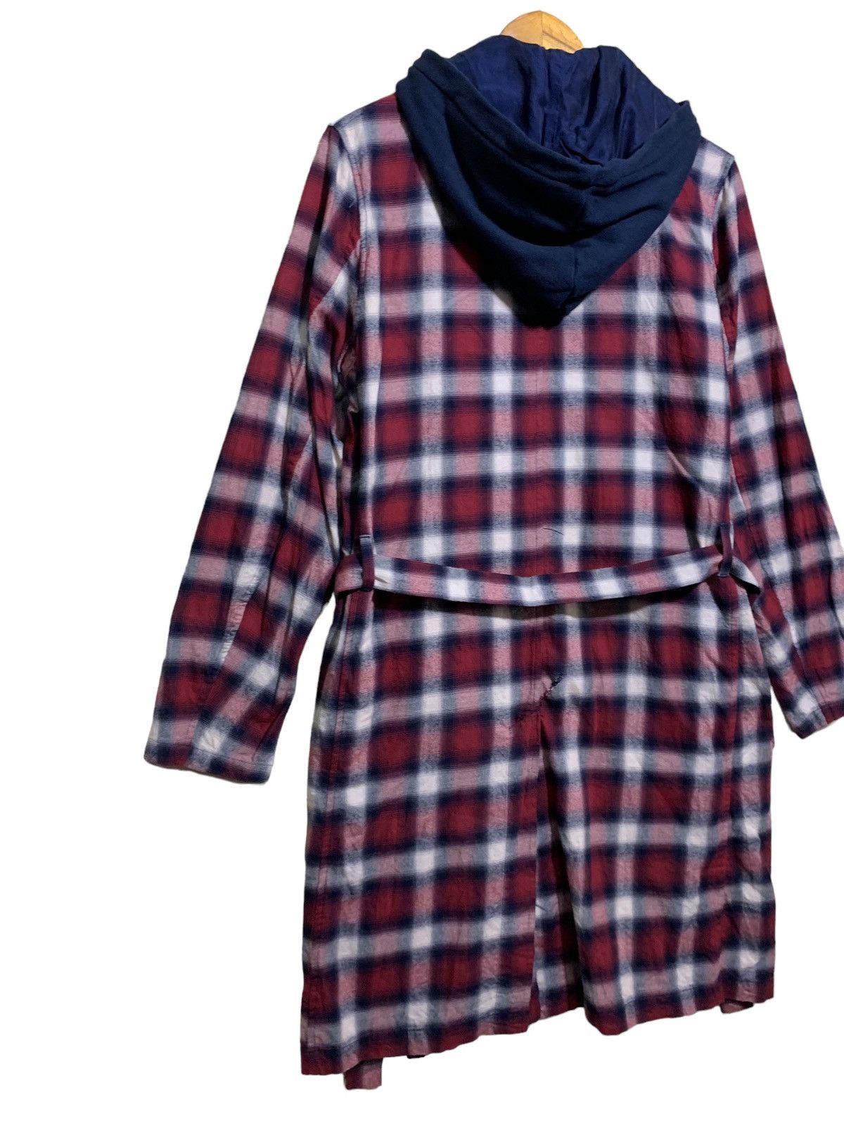 John Undercover 🔥John UNDERCOVER TARTANS TRENCH COATS HOODIE Size US M / EU 48-50 / 2 - 7 Thumbnail
