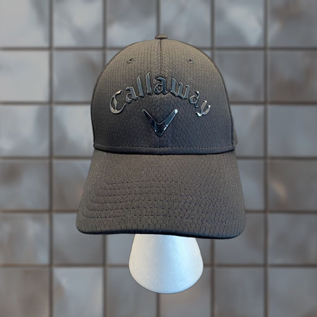 Callaway Callaway Hat Men One Size Black Strapback Performance Lightweight Logo Golf Cap Mens Size ONE SIZE - 1 Thumbnail