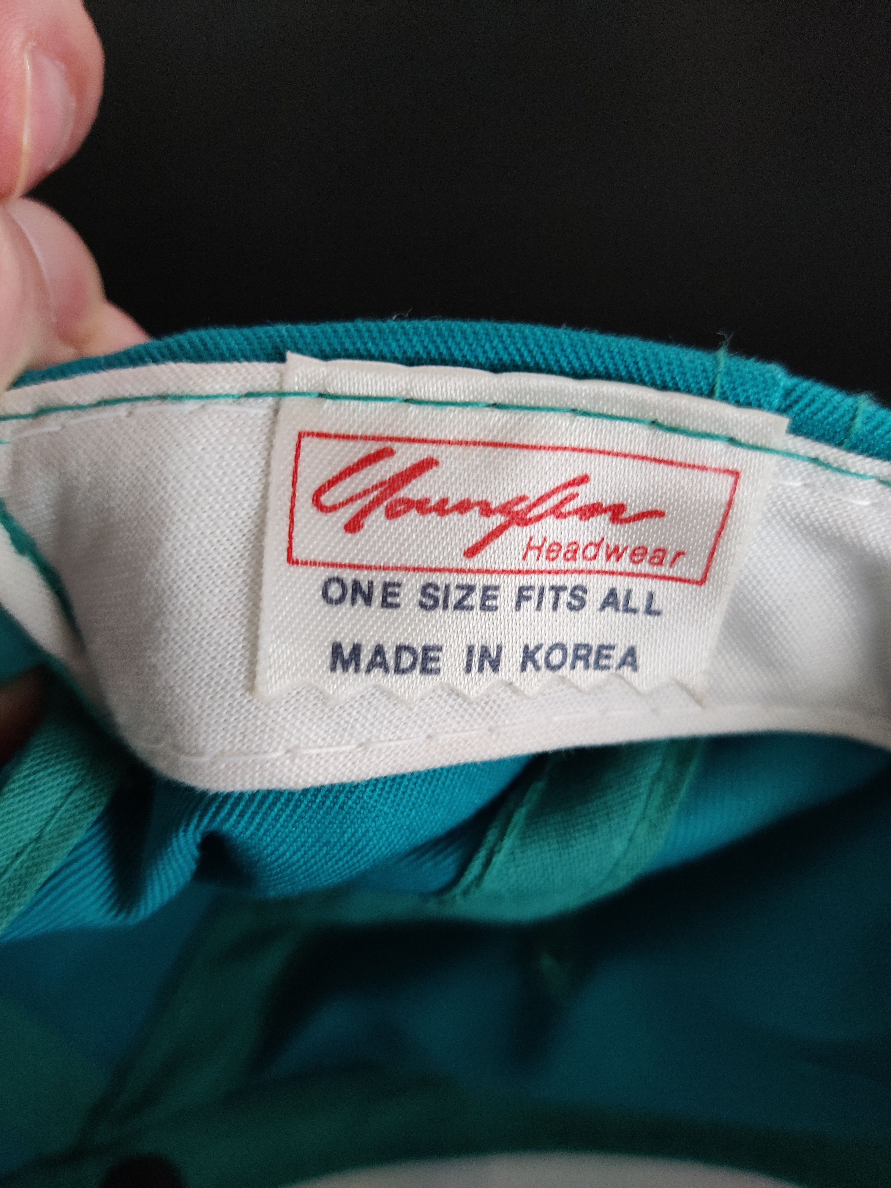 Vintage Youngan Charlotte Hornets NBA Snapback Vintage 90s Teal Size ONE SIZE - 2 Thumbnail