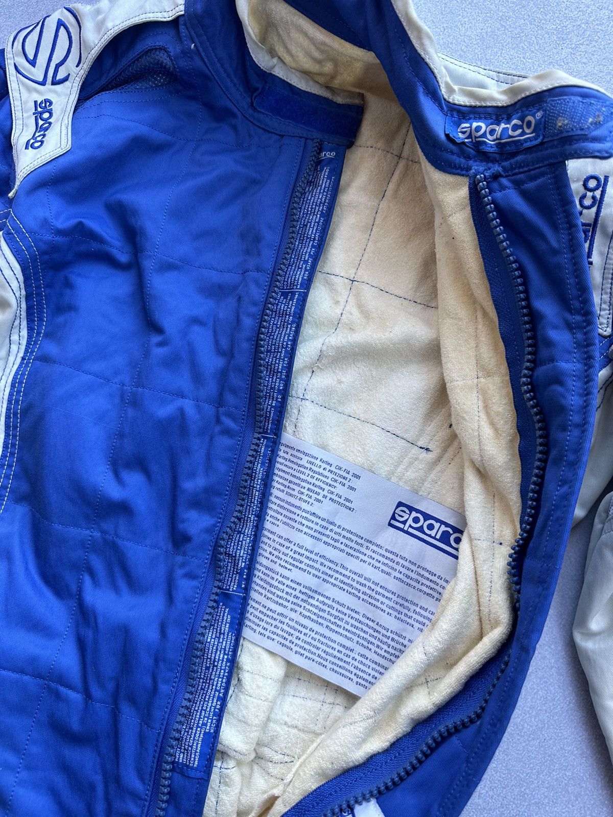 Vintage Sparco Cik-Fia 2001 Racing Tracksuit
