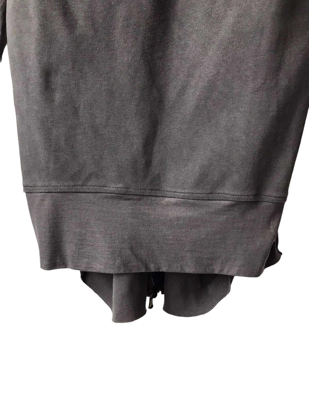 Ilaria Nistri ILARIA NISTRI Gray Fade Full Zipped Long Sweatshirt Hoodies Size S / US 4 / IT 40 - 14 Thumbnail