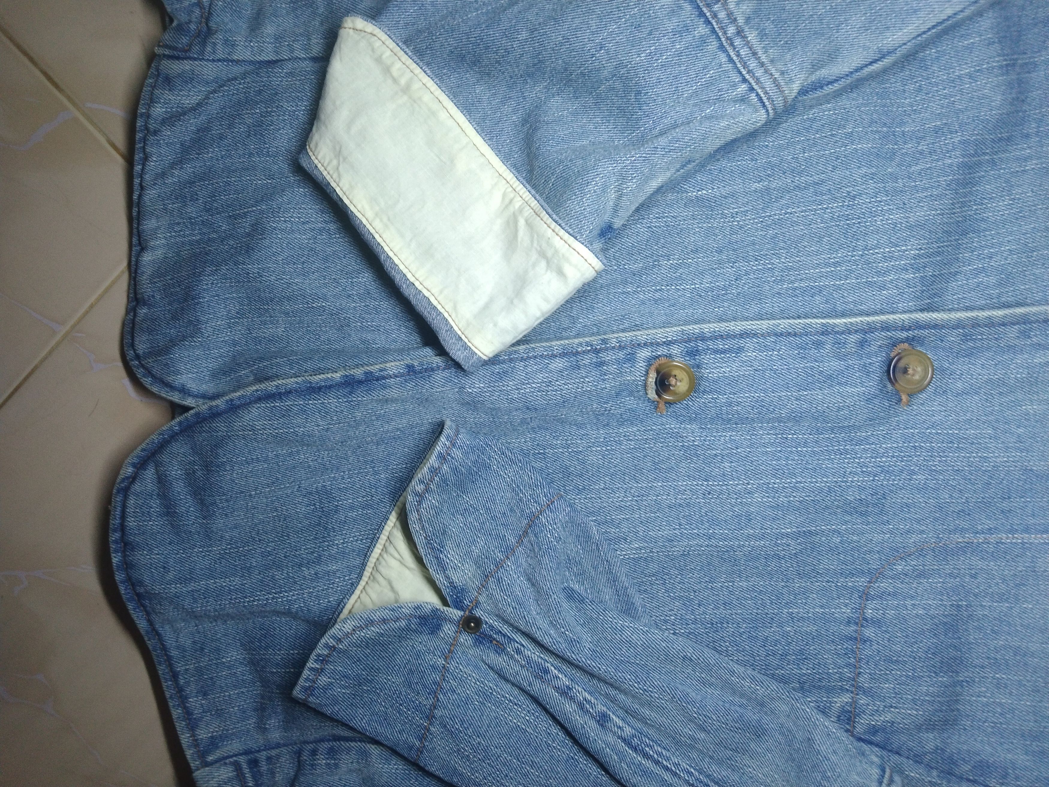 Japanese Brand Never Seen Thing denim jacket Size US M / EU 48-50 / 2 - 10 Thumbnail