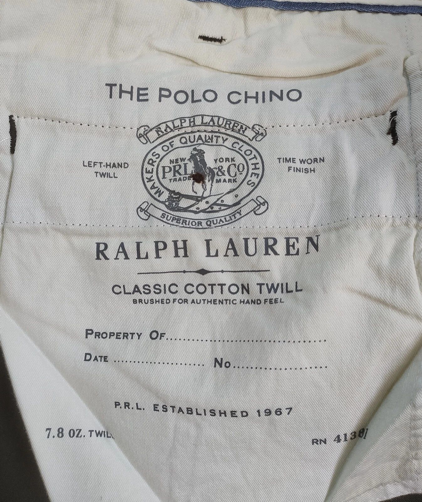 Polo Ralph Lauren Polo Ralph Lauren Classic Fit Chino Pant ATP 0073 Size US 40 / EU 56 - 7 Thumbnail