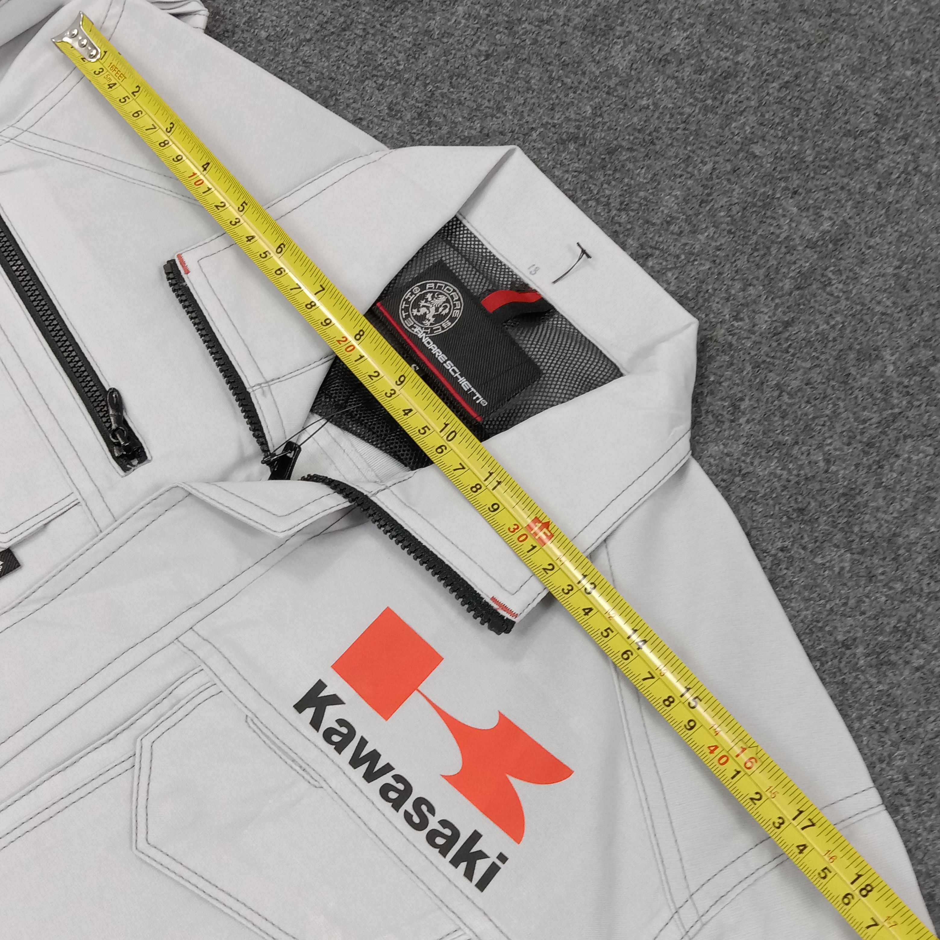 Japanese Brand × Vintage KAWASAKI Japanese Motorcycle Racing Custom Jacket Size US M / EU 48-50 / 2 - 5 Thumbnail
