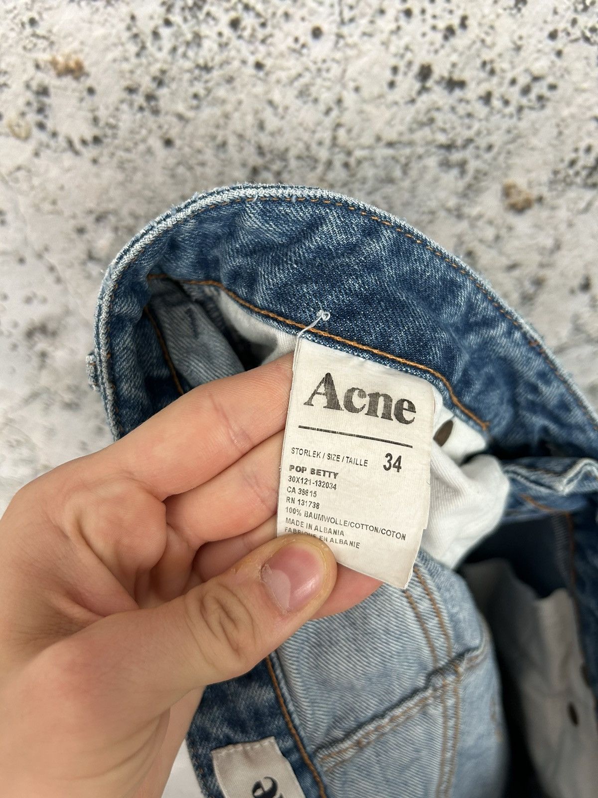 Acne Studios Vintage Acne Pop Betty Denim Pants Jeans Designer 90s Rare Size 34" / US 12 / IT 48 - 6 Thumbnail