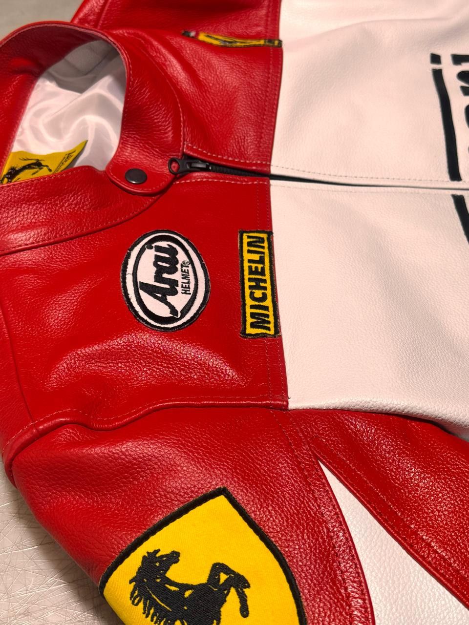 Ferrari × Vintage Vintage Ferrari Leather Jacket Size US L / EU 52-54 / 3 - 5 Thumbnail