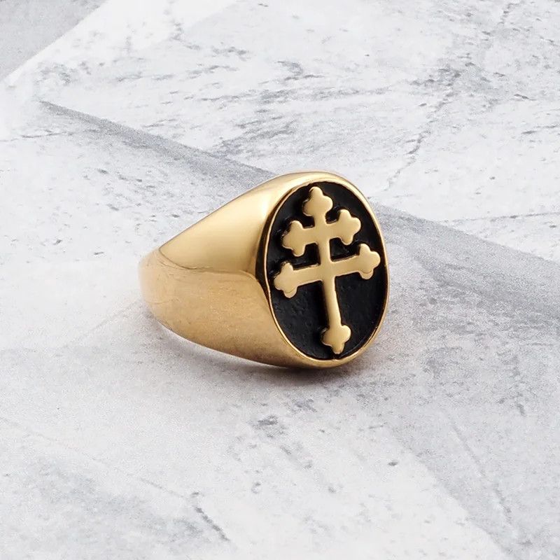 Designer × Jewelry Classic Cros Ring Size ONE SIZE - 1 Thumbnail