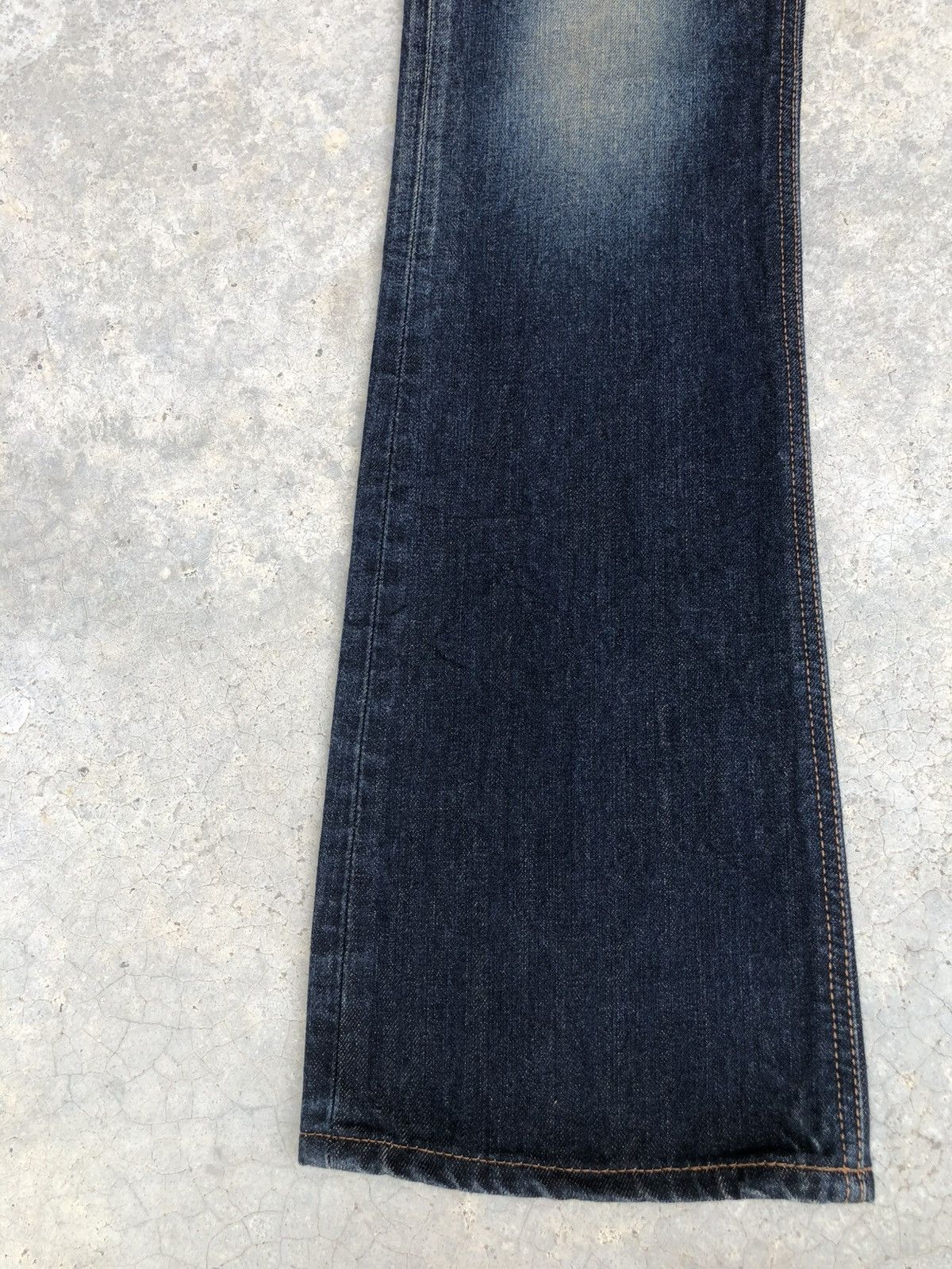 If Six Was Nine Japanese Edwin XU Flared Jeans Distressed Jeans Size US 31 - 6 Thumbnail