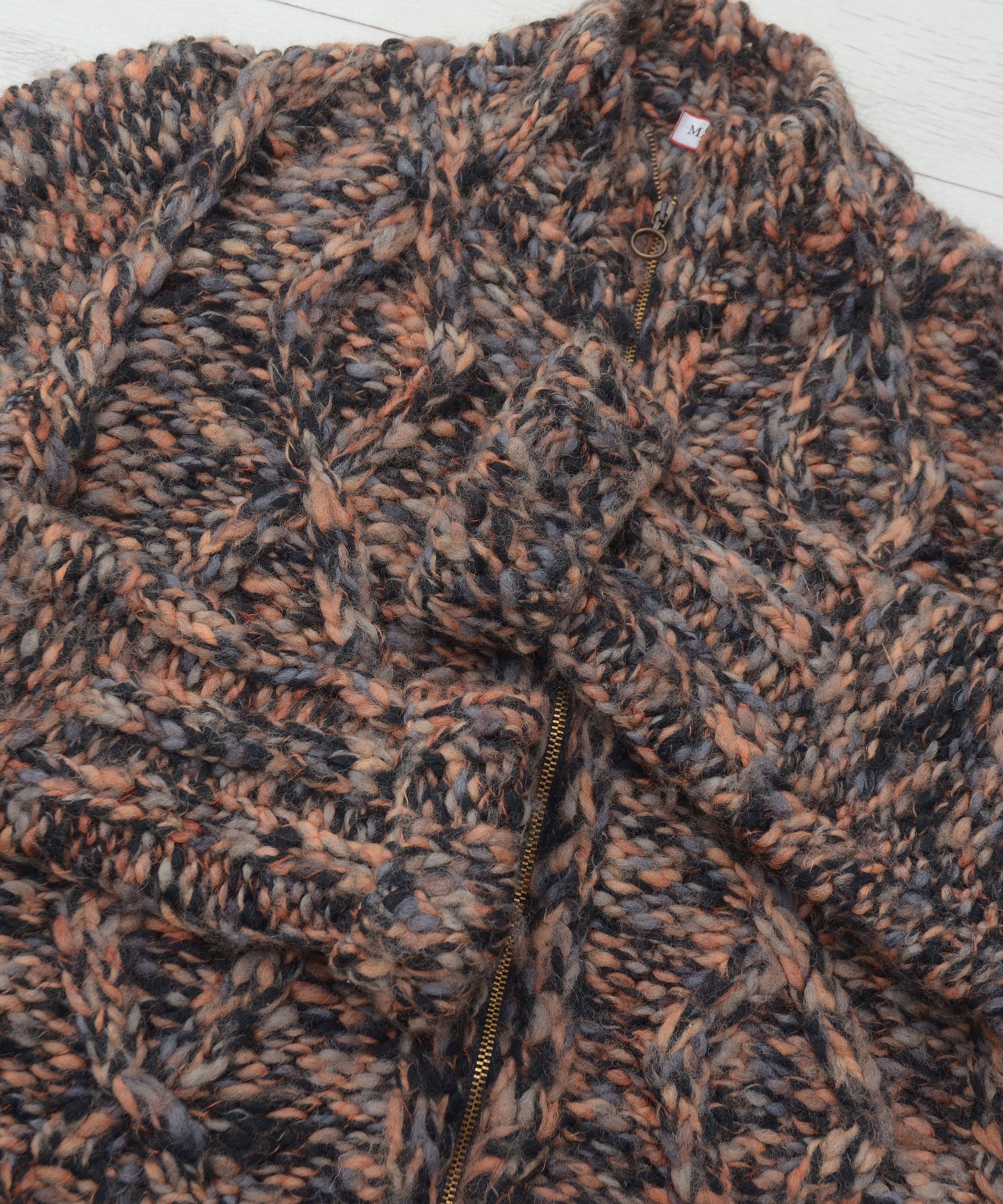 Japanese Brand × MAX&Co. × Vintage Vintage MAX & Co Classic Wool Full Zip Sweater Knit Y2K Size L / US 10 / IT 46 - 7 Thumbnail