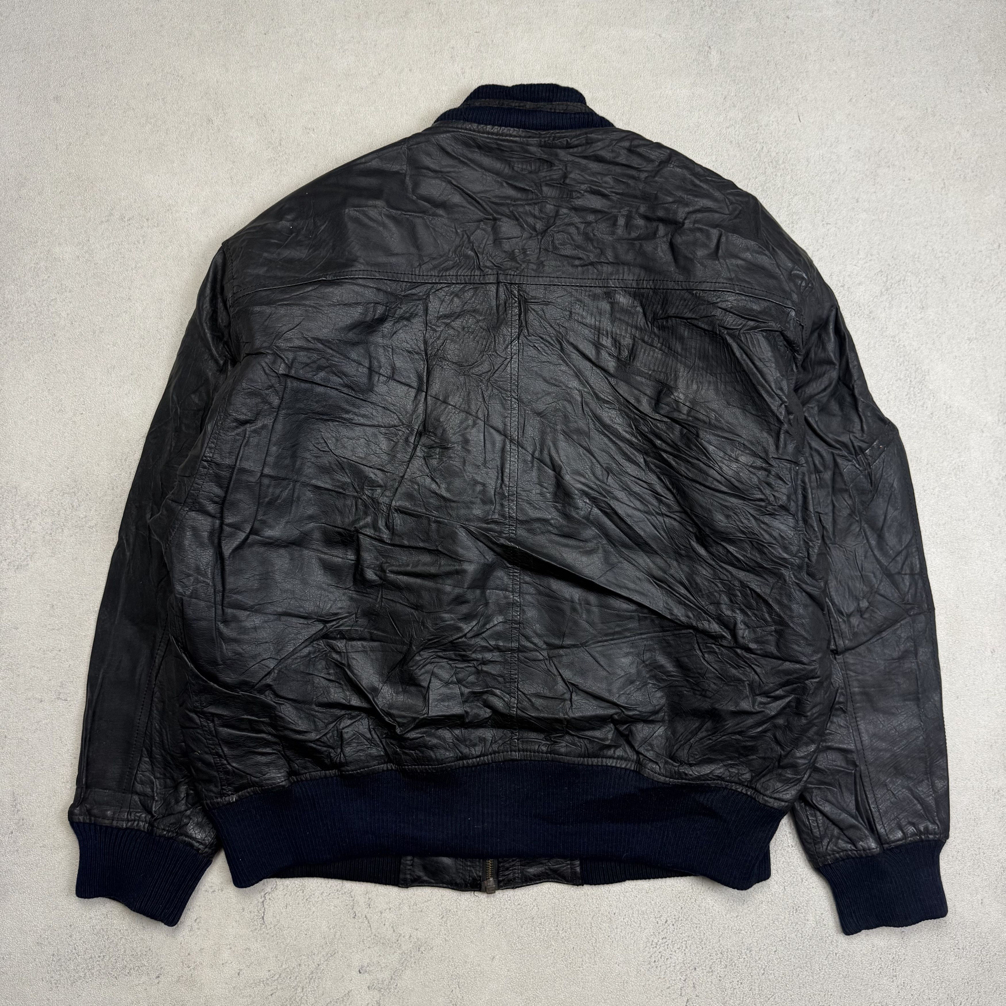 Genuine Leather Vintage SAKI AB Genuine Leather Jacket Size US M / EU 48-50 / 2 - 5 Thumbnail