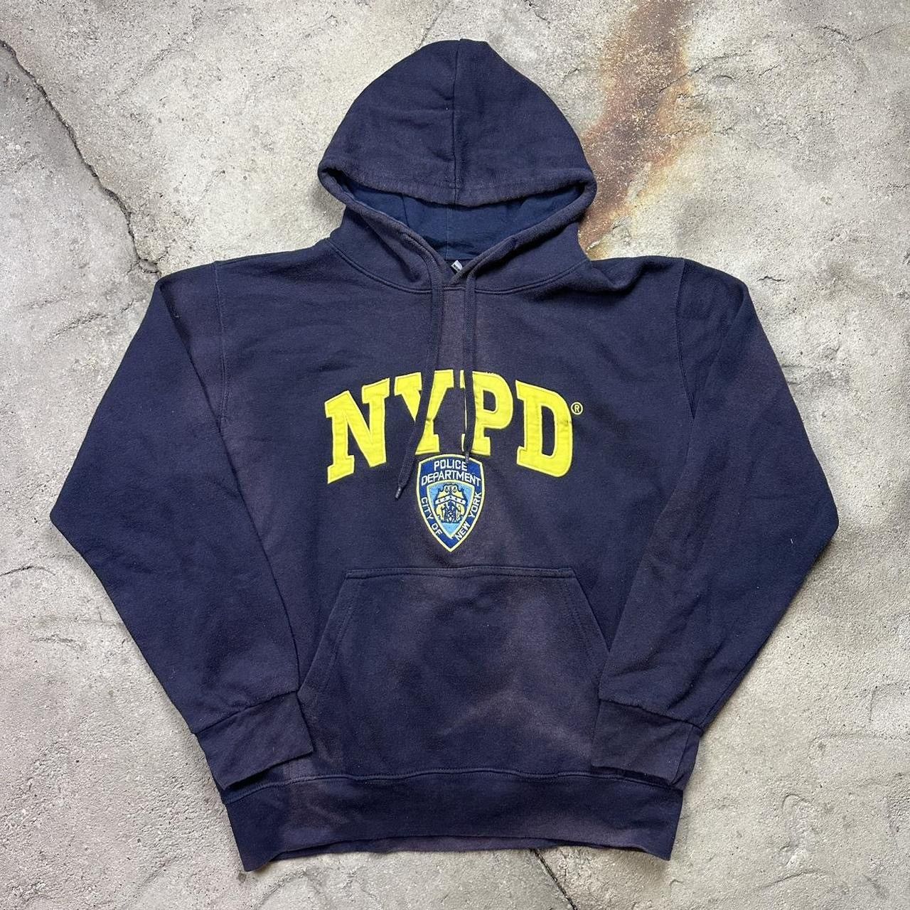 Japanese Brand × Vintage Vintage NYPD police Hoodie Size US S / EU 44-46 / 1 - 1 Thumbnail