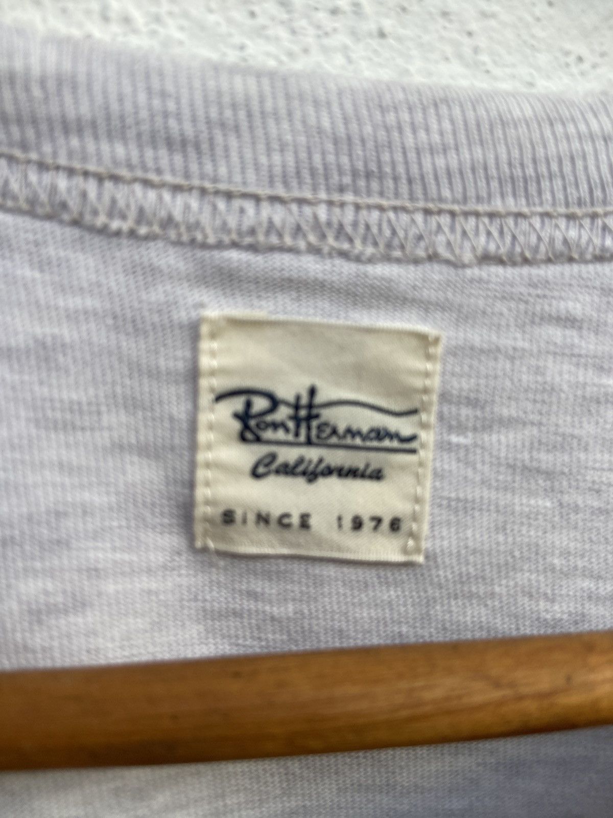 Ron Herman Ron Herman t shirt long sleeve distressed minimalist design Size US L / EU 52-54 / 3 - 9 Thumbnail