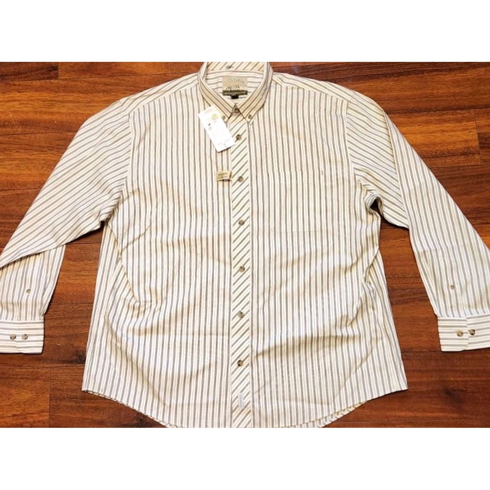 Vintage CABELA’S Outfitter Series Shirt Men’s XL 100% Cotton Button Down Striped Vintage Size US XL / EU 56 / 4 - 6 Thumbnail