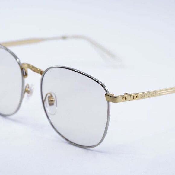 Gucci Gucci GG1367S 001 Sunglasses Gold Square Frame, Yellow Size ONE SIZE - 7 Thumbnail
