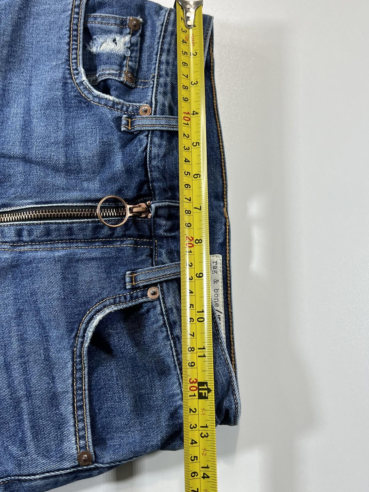 Rag & Bone rag & bone Denim Mini Skirt Size 25 Size 42" / US 20 - 4 Thumbnail