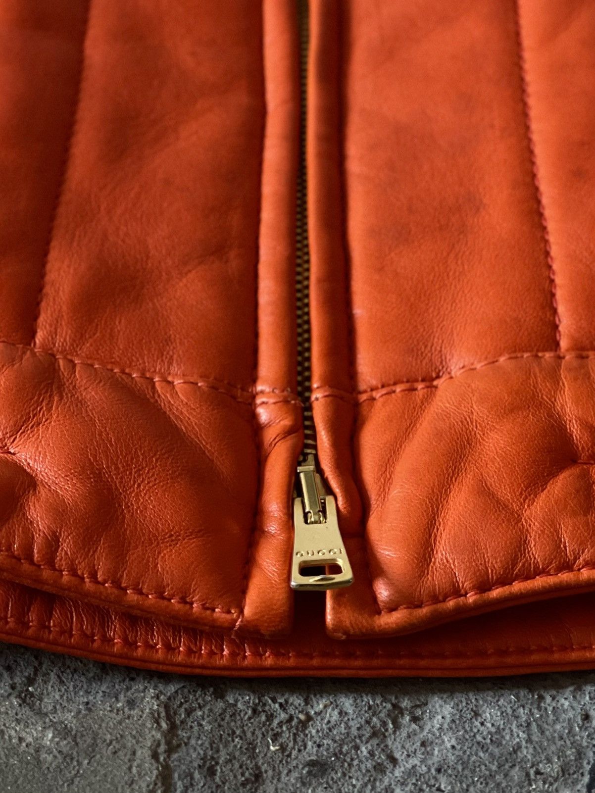 Tom Ford Gucci - Tom Ford - FW2000 - Moto Paneled - Leather Jacket Size US S / EU 44-46 / 1 - 3 Thumbnail