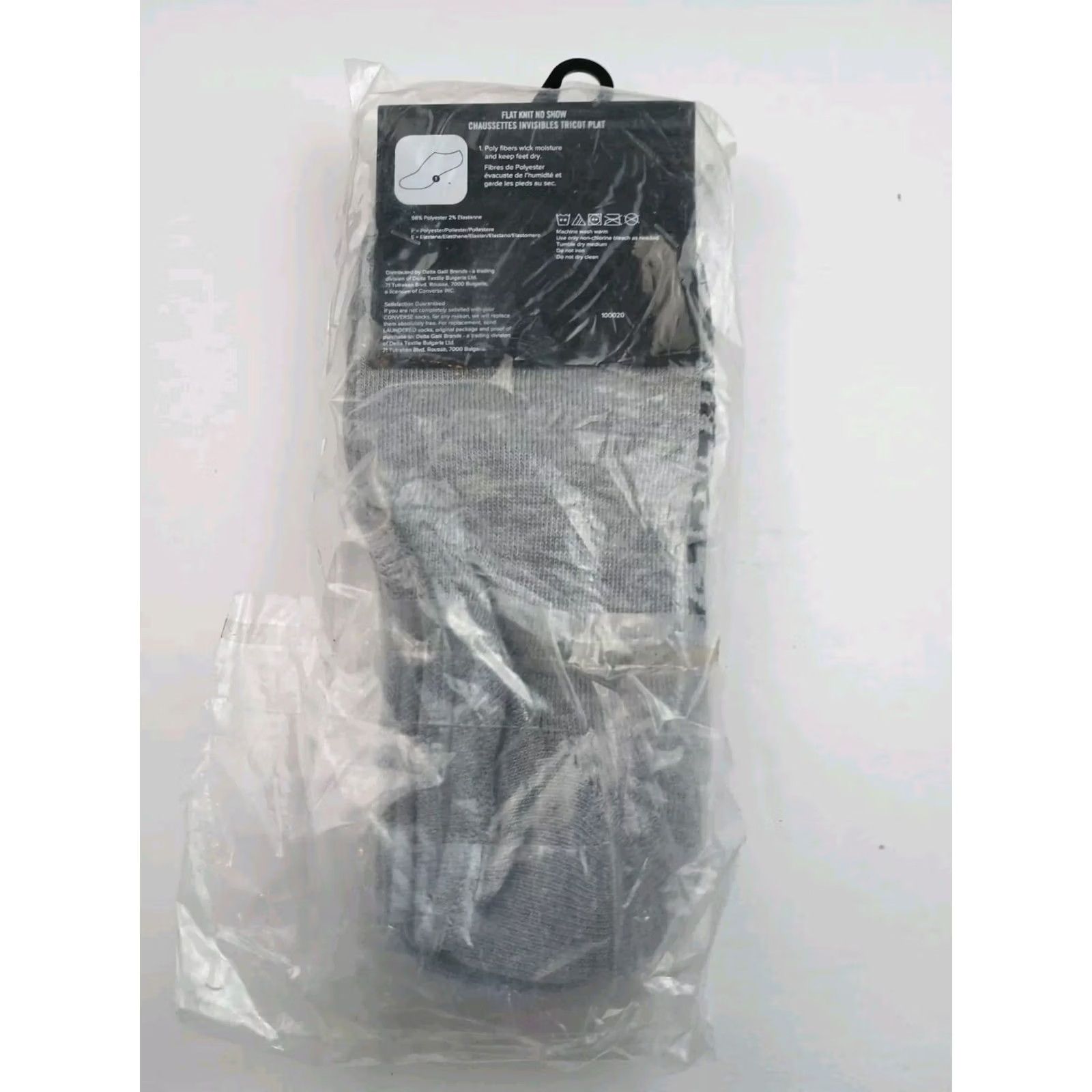 Converse Converse Socks No-Show 3 Pairs Size 10-12.5 Gray Cushioned Sneaker Socks Unisex Adults Size ONE SIZE - 3 Thumbnail