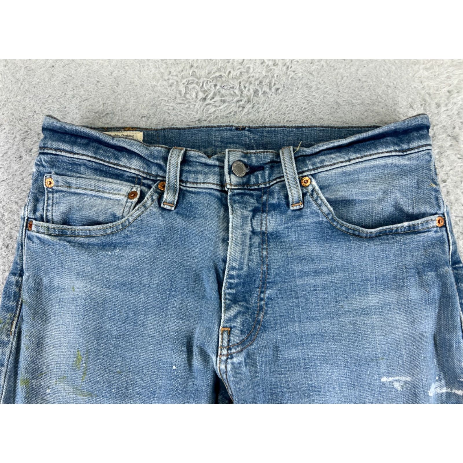 Levi's Levis Jeans Men 32 Blue Denim 511 Slim Fit 5-Pocket Cotton Blend Regular Inseam 29" Mid Rise Cotton Denim Read Read Size US 32 / EU 48 - 4 Thumbnail