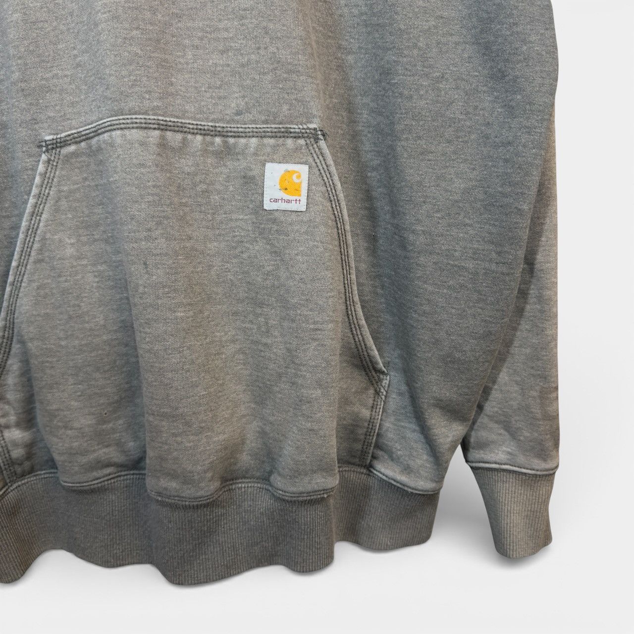 Carhartt Vintage Y2K Carhartt Distressed Sunfaded Original Fit Hoodie Size US XL / EU 56 / 4 - 2 Thumbnail