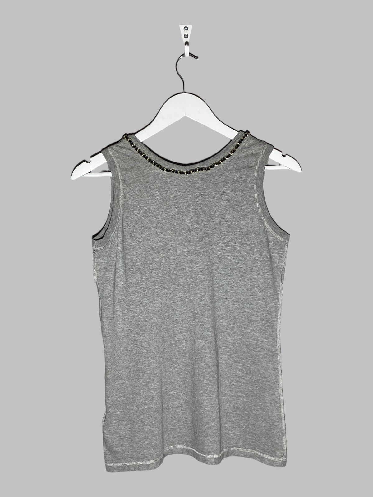 Dolce & Gabbana Dolce&Gabbana Chain Neck Embellished Sleeveless Top Size M / US 6-8 / IT 42-44 - 2 Thumbnail