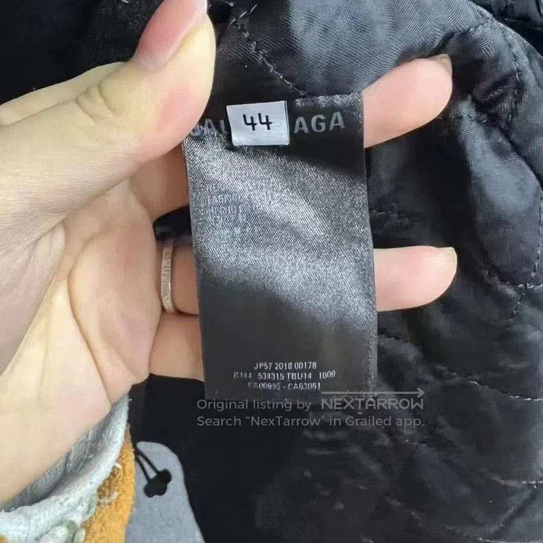 Balenciaga Balenciaga Black Logo Zip Jacket. Size US S / EU 44-46 / 1 - 4 Thumbnail