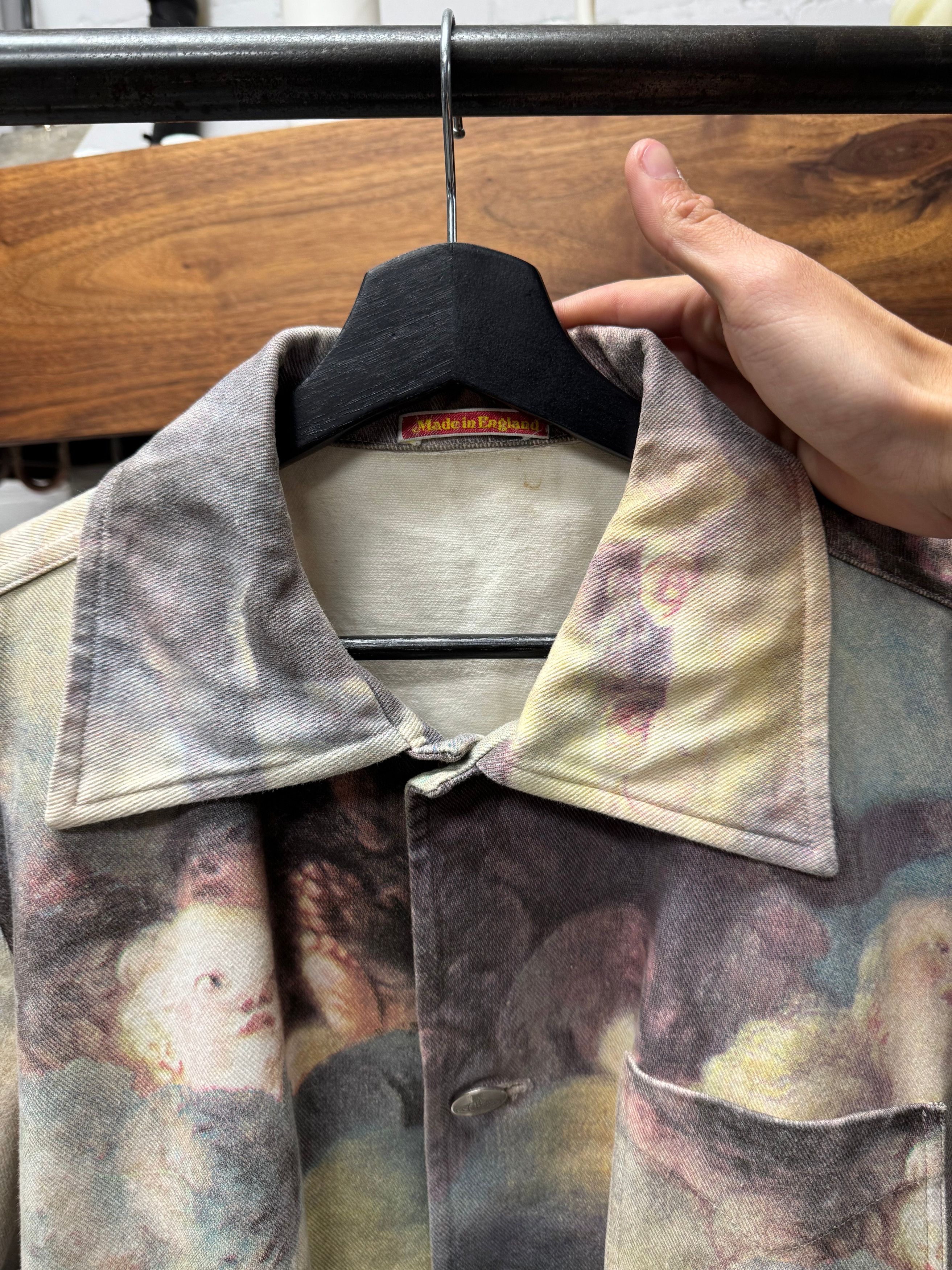 Vivienne Westwood AW1991 Vivienne Westwood ‘Swarm Of Cupids’ Belted Denim Chore Coat Size US L / EU 52-54 / 3 - 3 Thumbnail