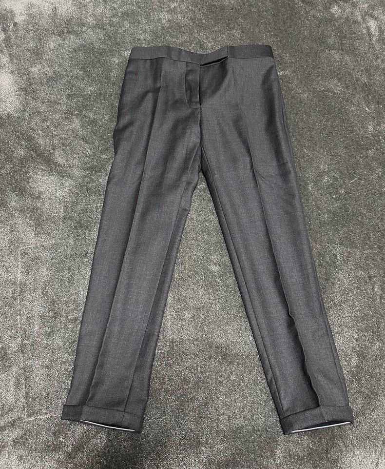 Thom Browne Thom Browne Dark grey women's trousers Size 38S - 1 Thumbnail