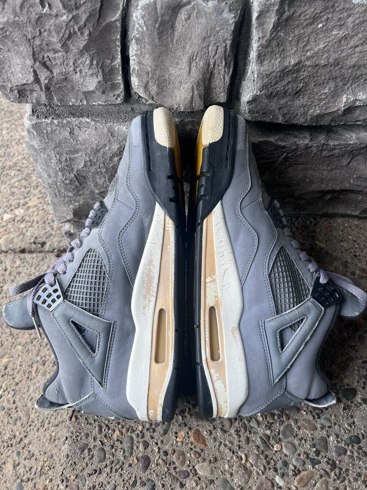 Jordan Brand × Nike 2004 Nike Air Jordan Retro 4 SAMPLE Cool Grey Size US 9 / EU 42 - 6 Thumbnail