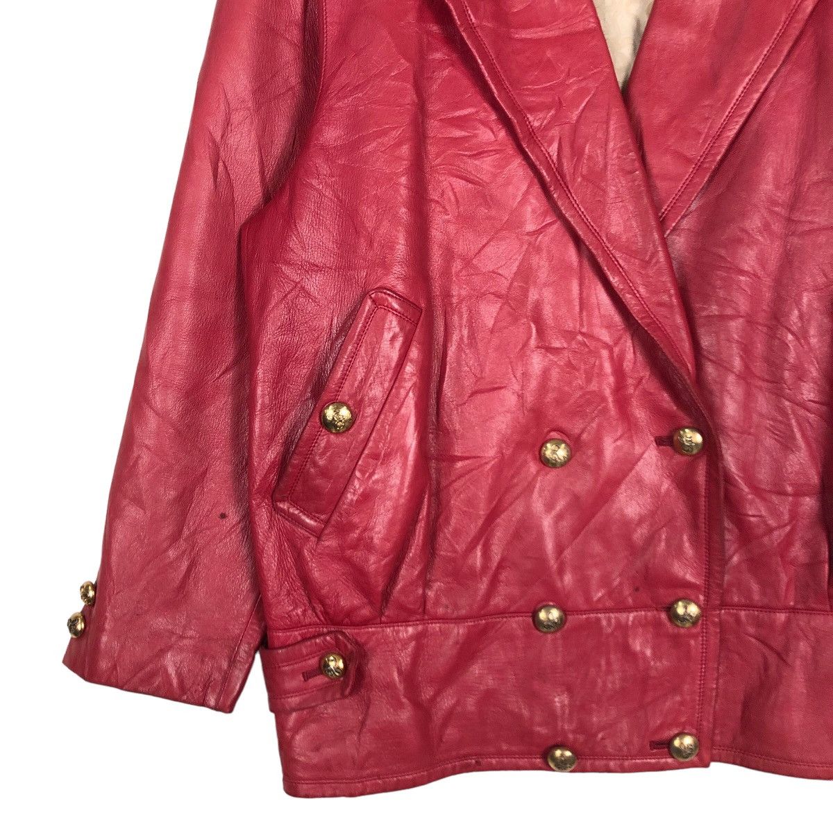 Japanese Brand 🔥Vintage Chore Genuine Leather Jacket Japan Double Breast Size US M / EU 48-50 / 2 - 4 Thumbnail