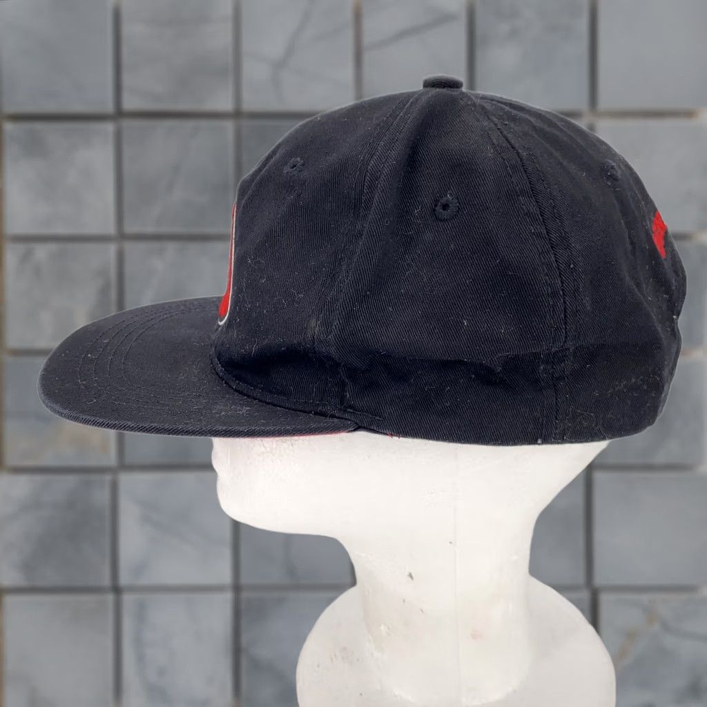 Vintage Ben & Jerry's Hat Cap Snap Back Black Red Embroidered Cow Promo Ice Cream Mens Size ONE SIZE - 1 Thumbnail