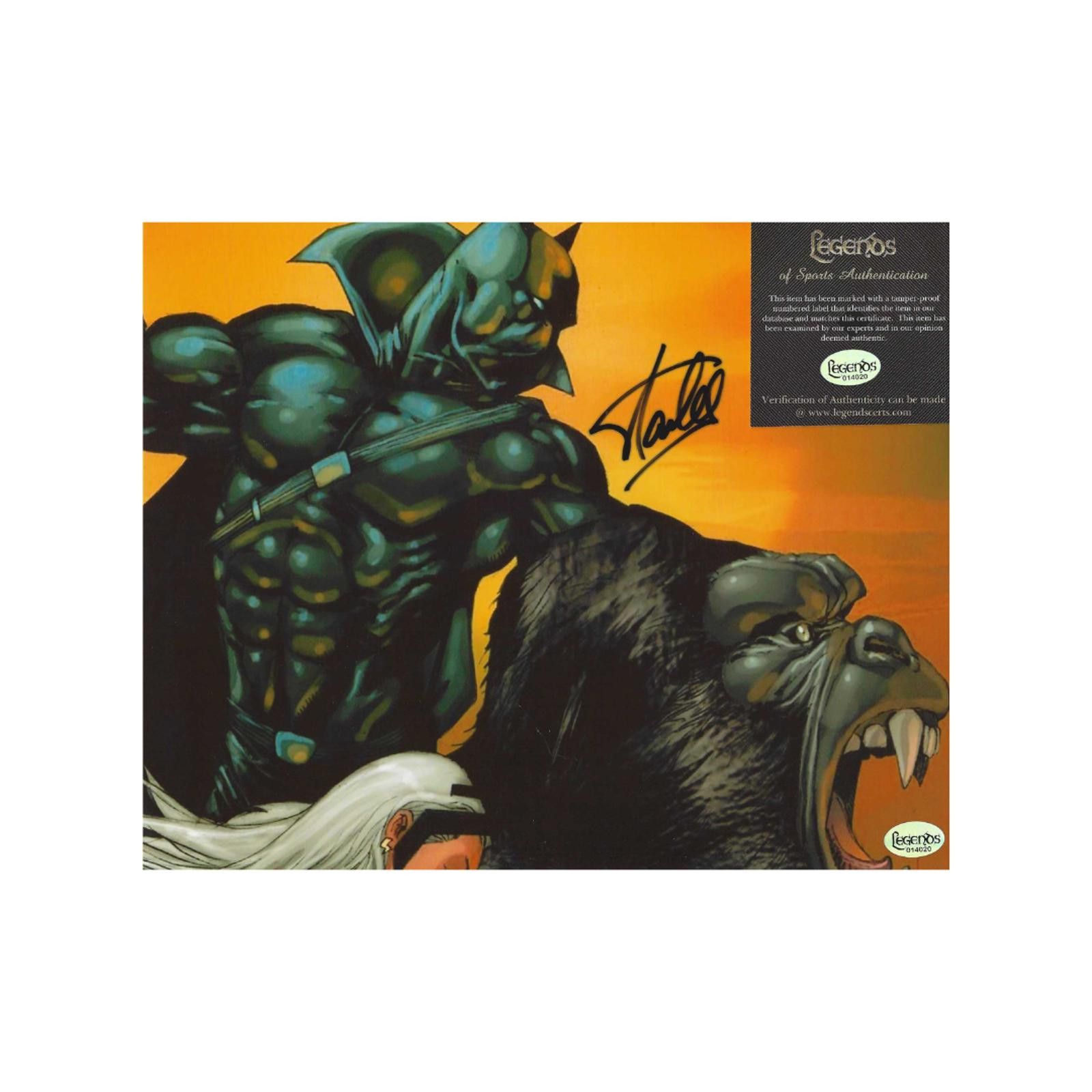 Other Stan Lee "Black Panther" autographed 8x10 photo COA W/Frame Size ONE SIZE - 4 Thumbnail