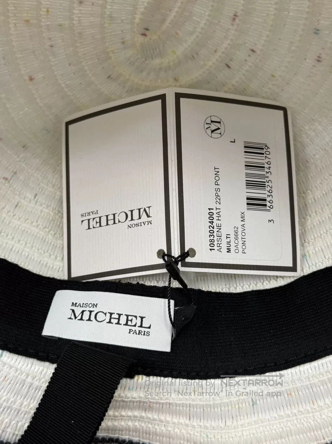 Maison Michel Maison Michel Women's Woven Hat. Size ONE SIZE - 7 Thumbnail